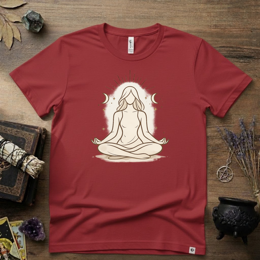 Witchy T-Shirt — "Meditation Witch"