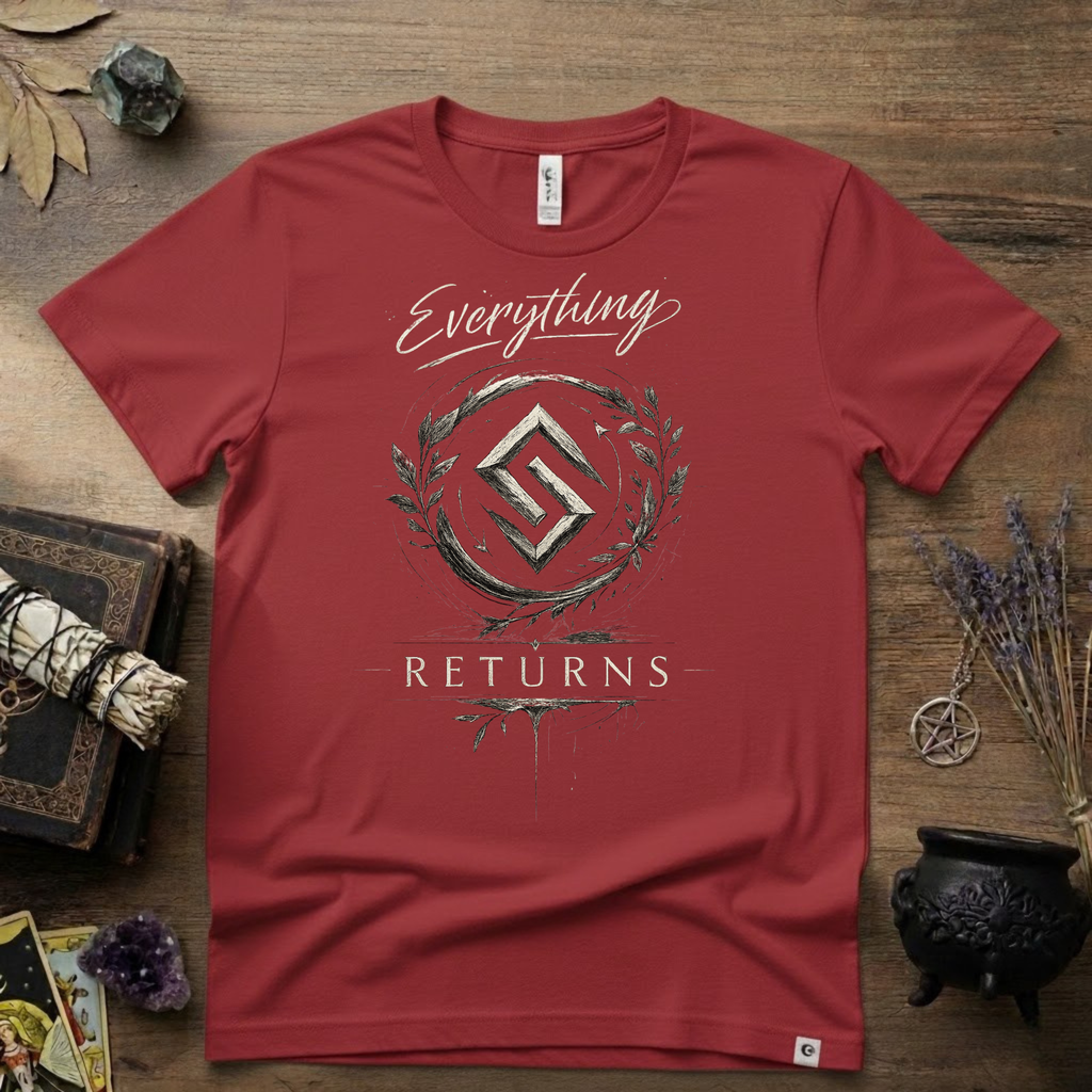 Jera Rune "Everything Returns" T-Shirt