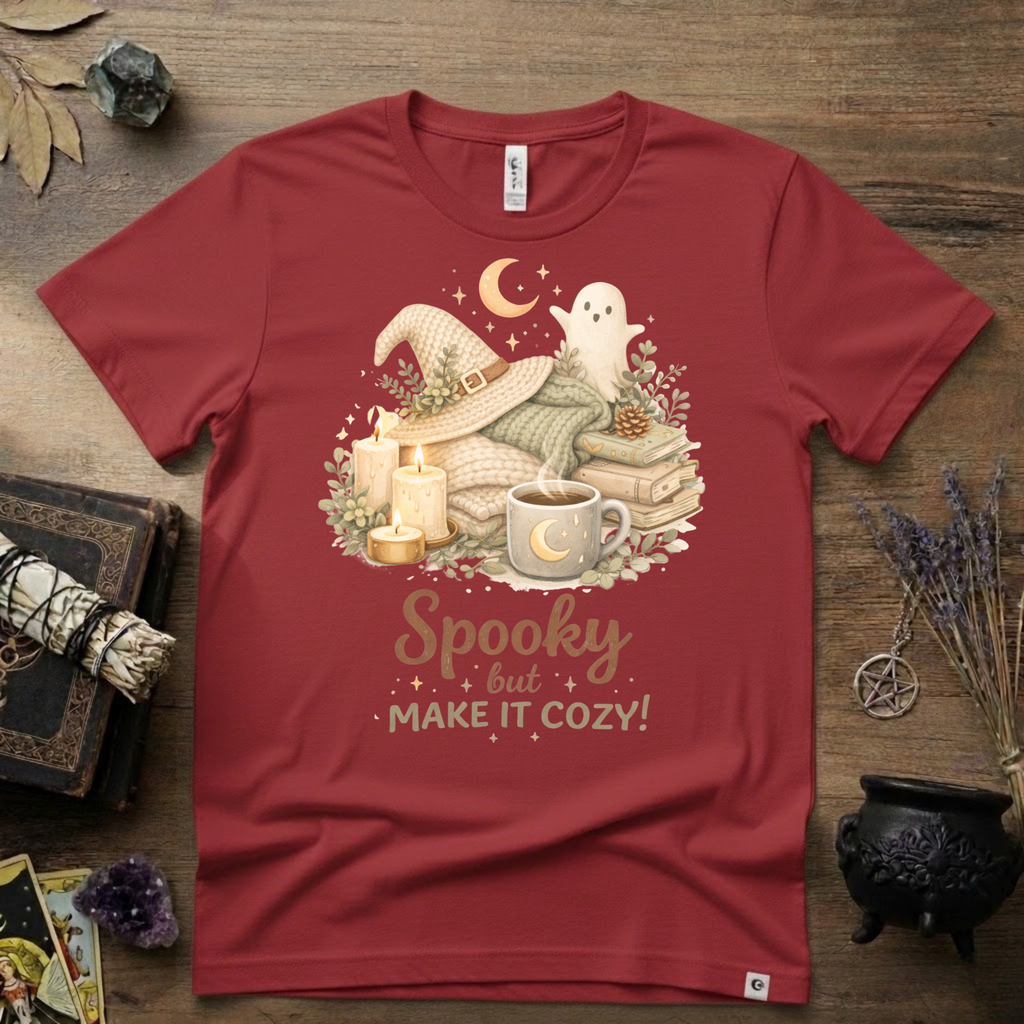 Witchy T-Shirt — Spooky but Make it Cozy