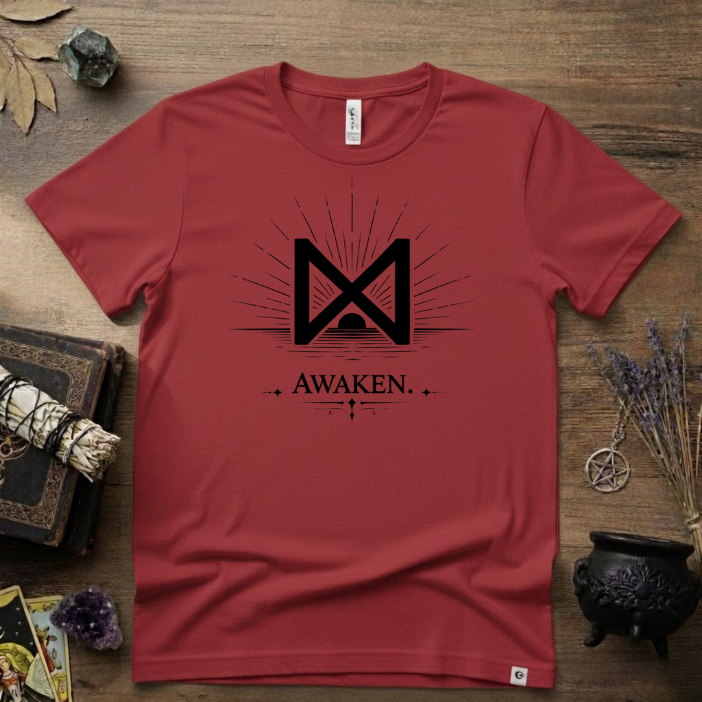 Dagaz Rune T-Shirt — "Awaken" Nordic Symbol Tee