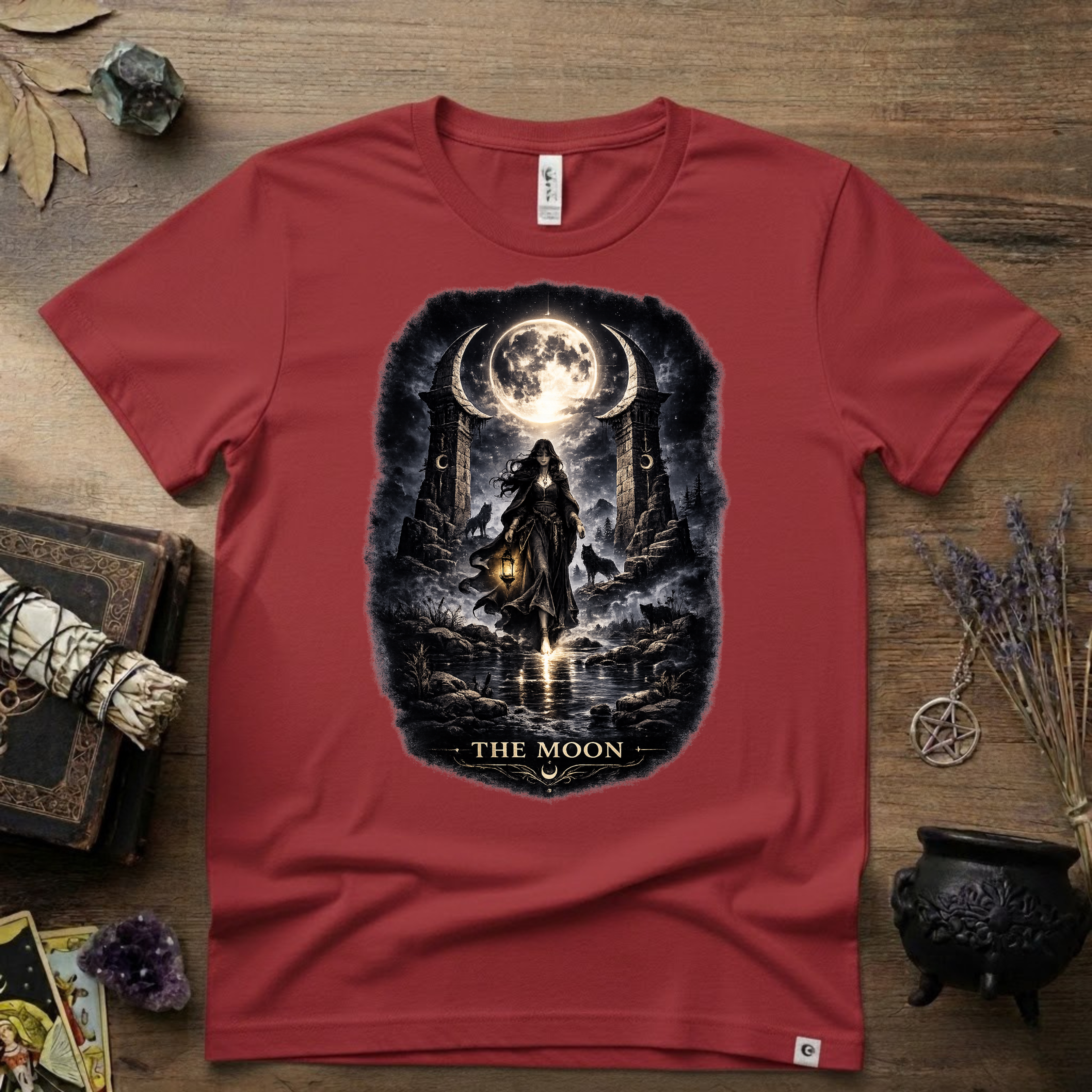 Tarot T-Shirt — The Moon