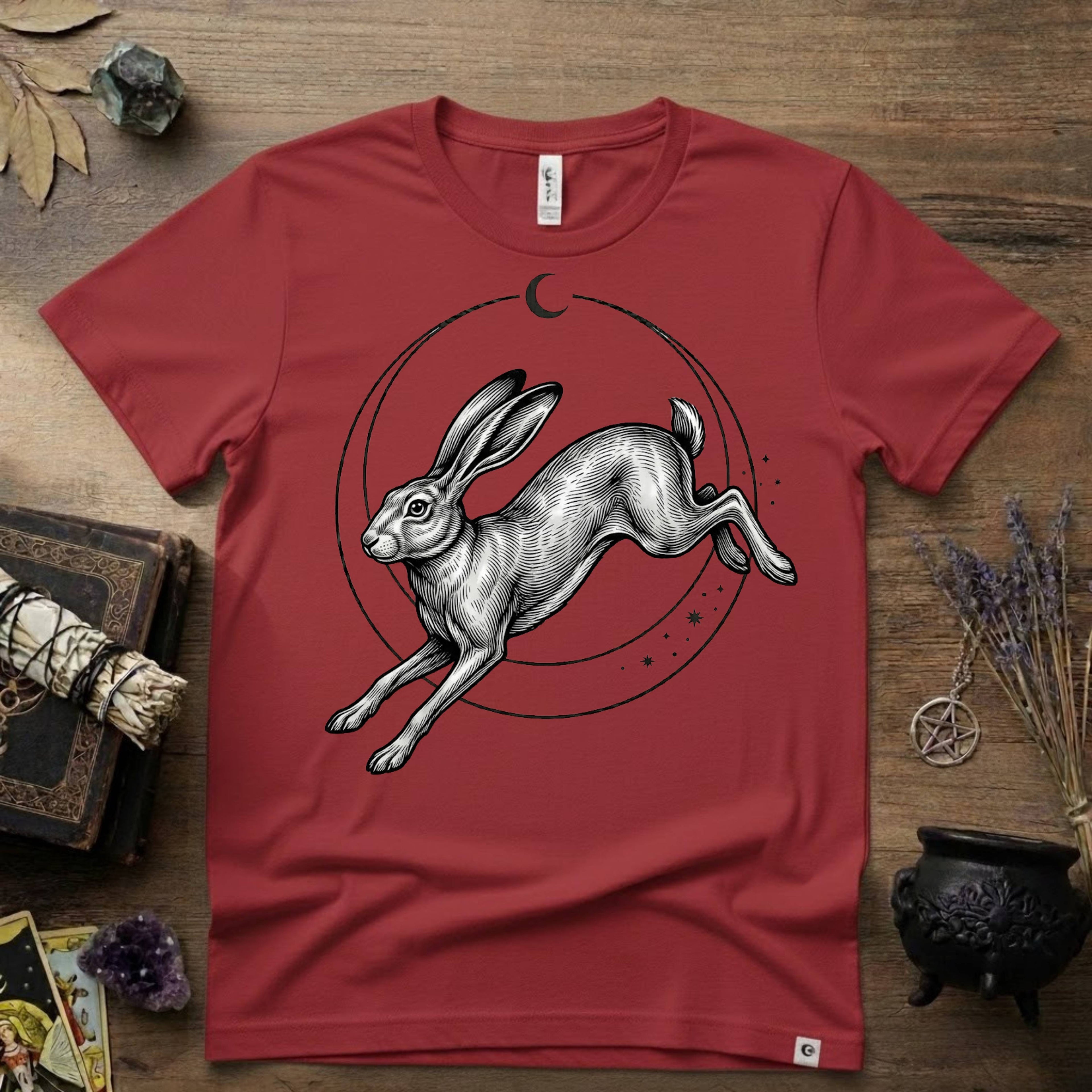 Rabbit Totem T-Shirt — Spiritual Animal Rabbit Tee for Nature Lovers