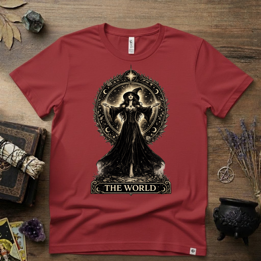 Tarot T-Shirt — The World