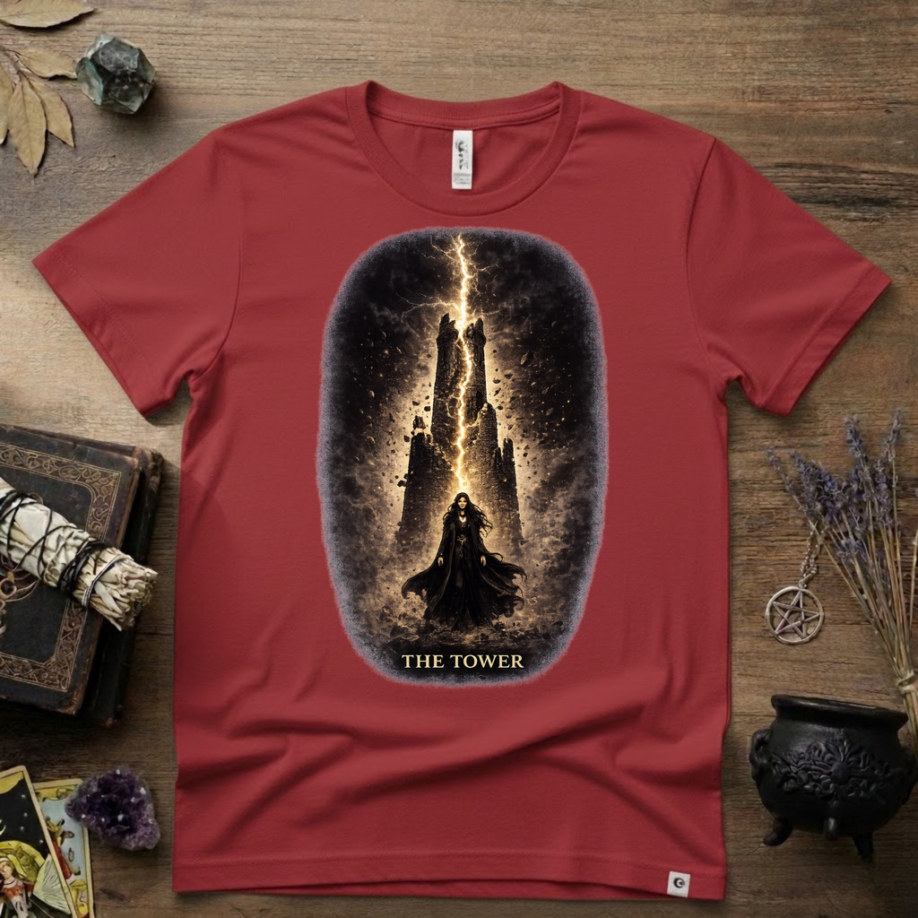 Tarot T-Shirt — The Tower