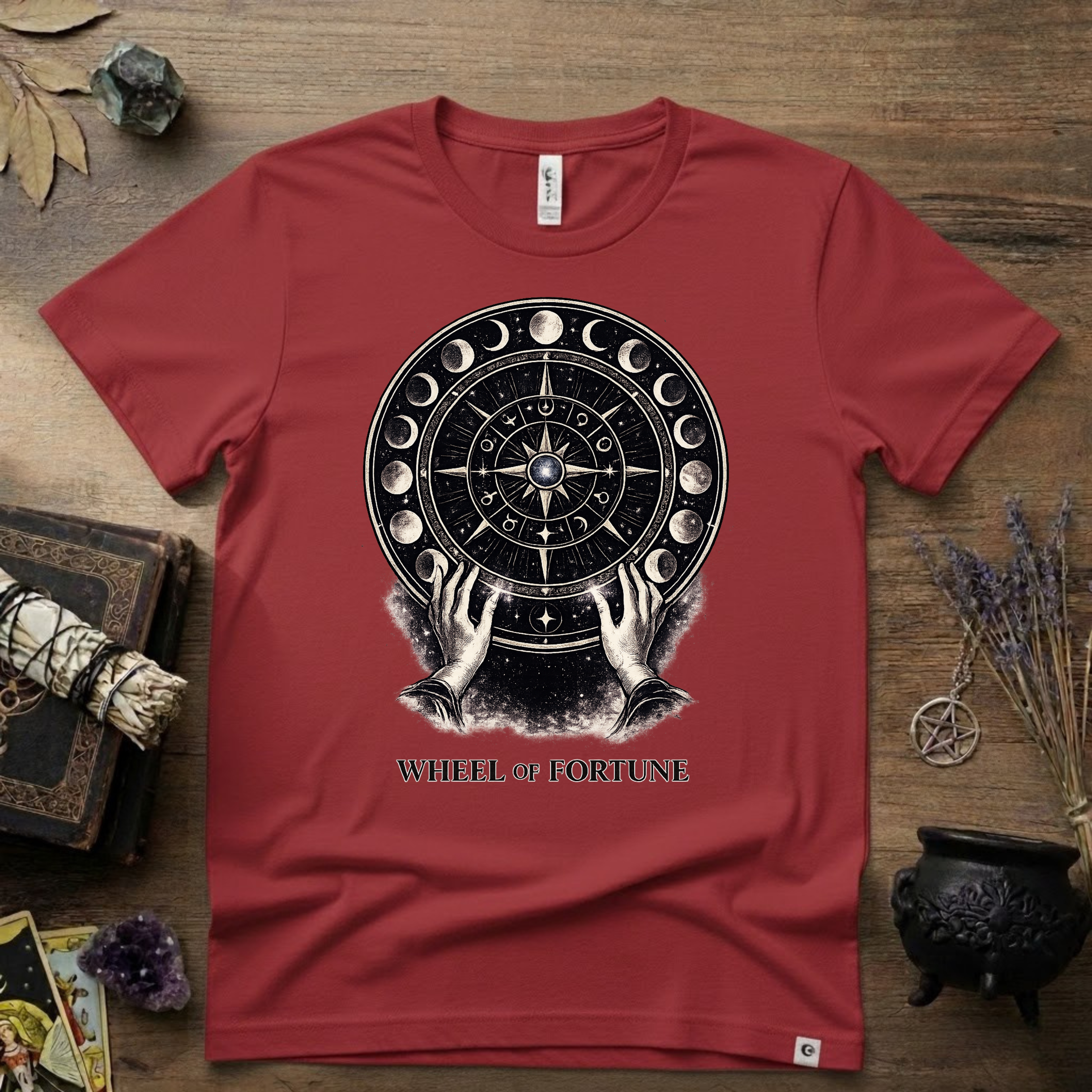 Tarot T-Shirt — The Wheel of Fortune