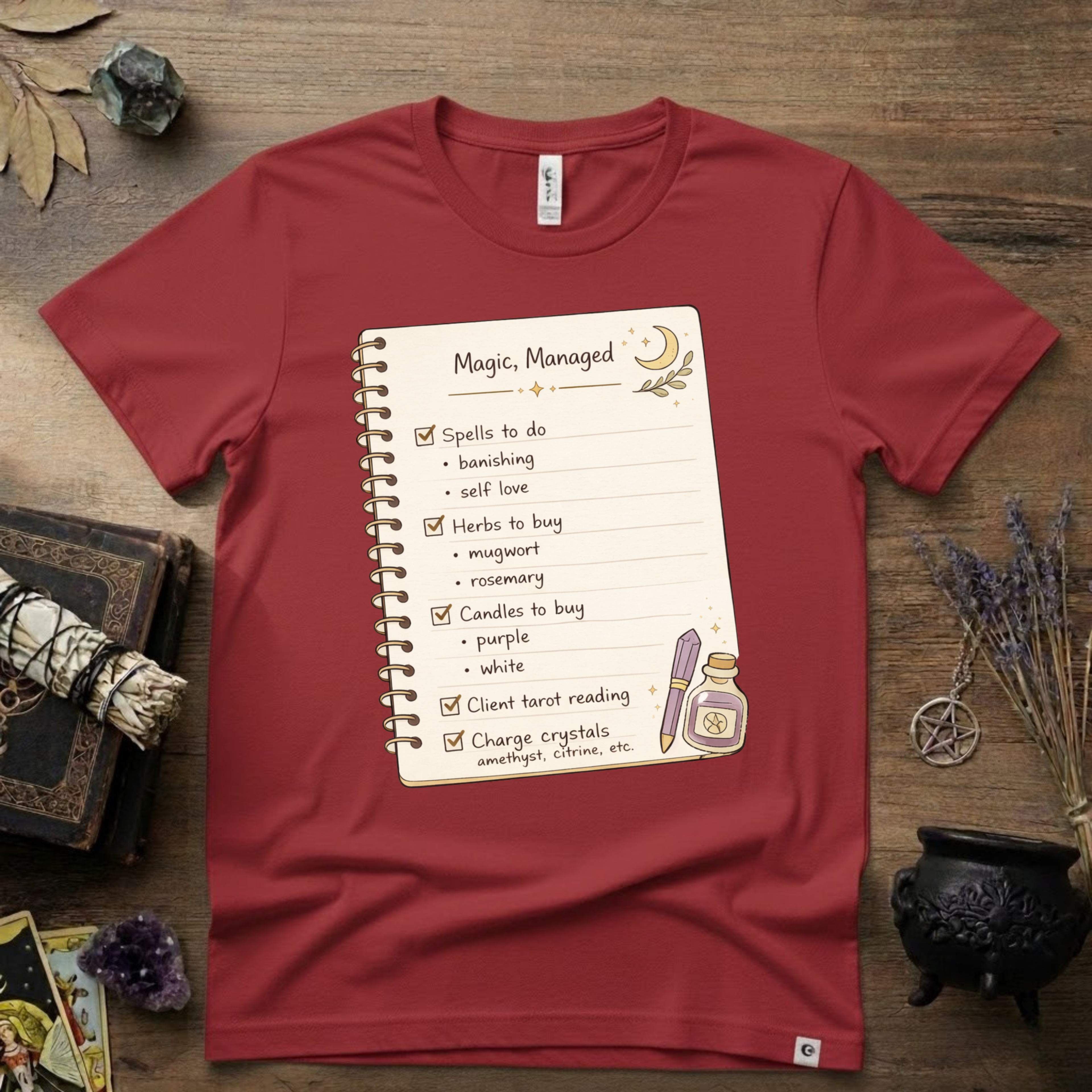 Witchy T-Shirt — "Magic Managed"