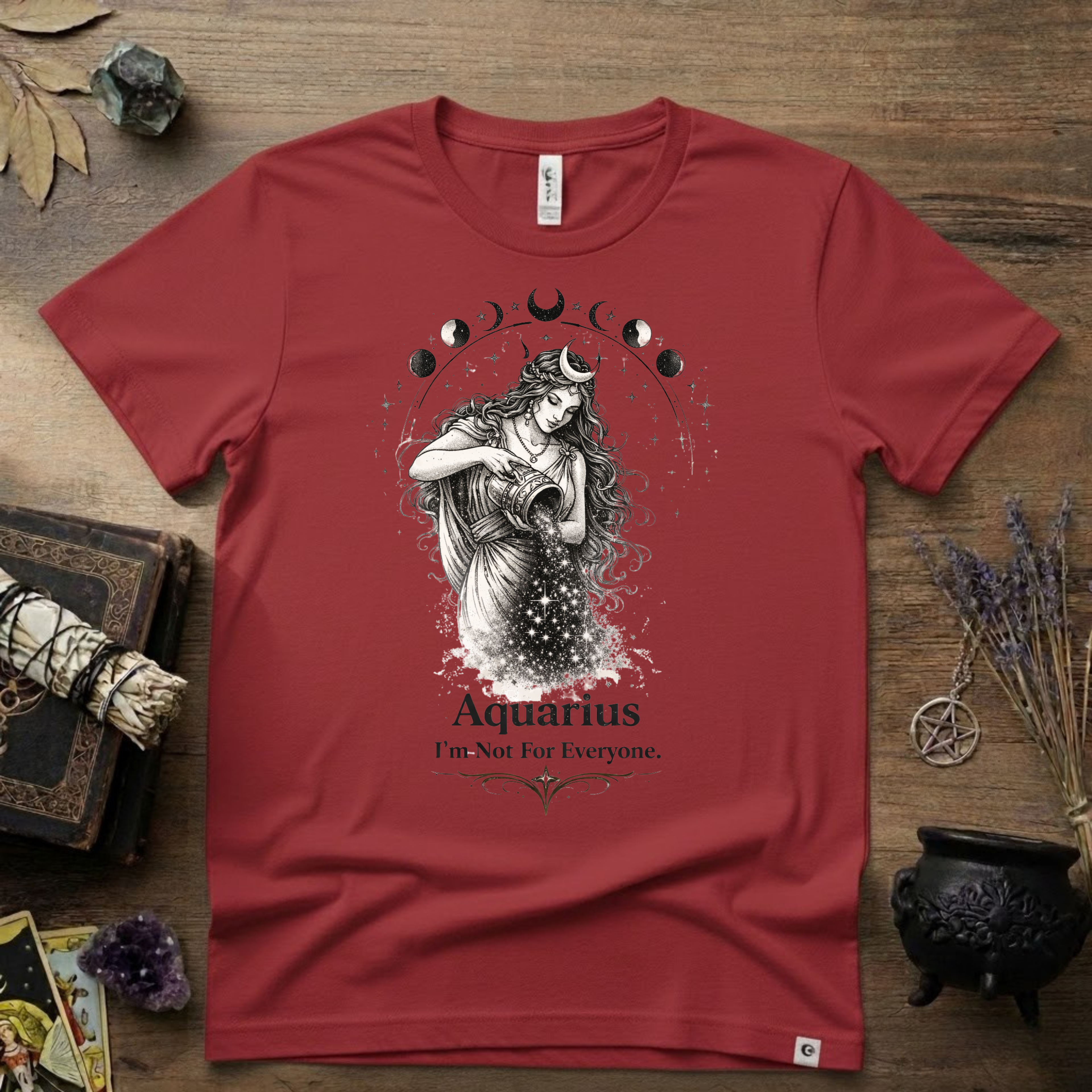 Aquarius 'I'm Not For Everyone' T-Shirt — Zodiac Horoscope Tee
