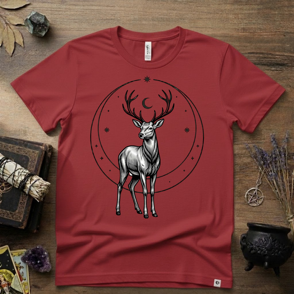 Stag Totem T-Shirt — Majestic Deer Graphic Tee