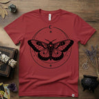 Moth Totem T-Shirt — Mystical Moth Totem Graphic Tee