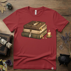 Witchy T-Shirt — "Light Reading" Occult Graphic Tee