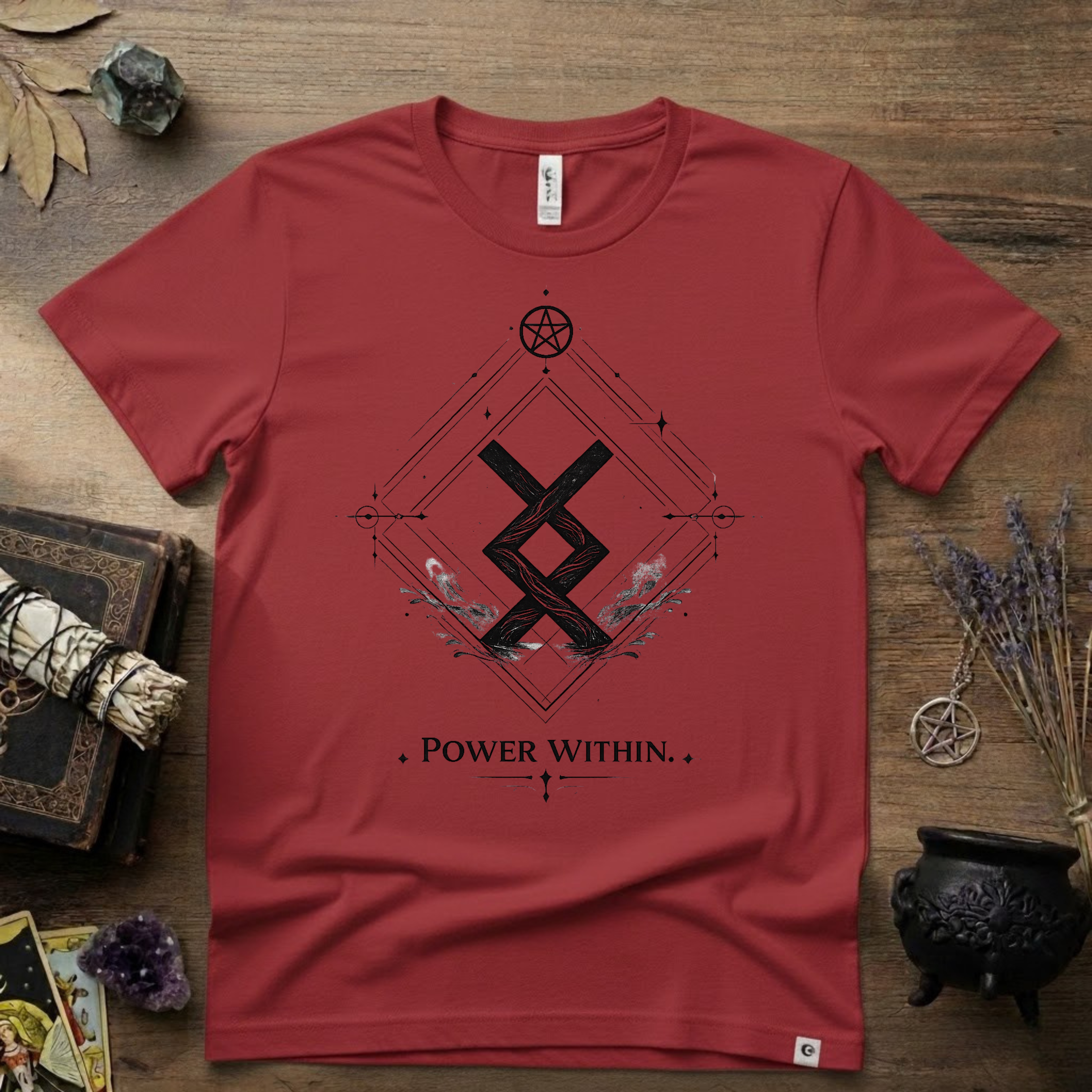 Ingwaz Rune 'Power Within' T‑Shirt