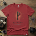 Wunjo Rune "Joy is Rebellion" T-Shirt