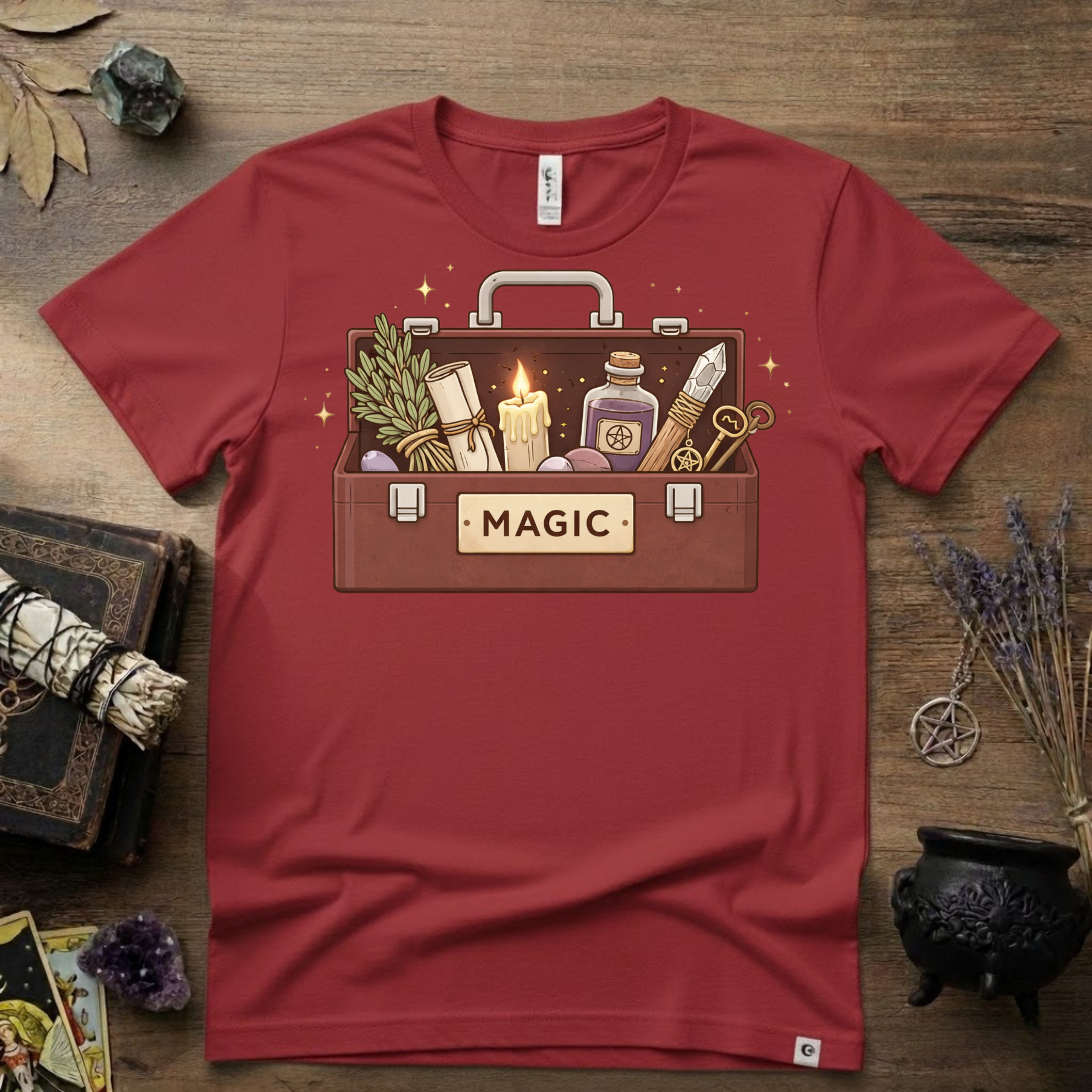 Witchy T-Shirt — "Magic Toolbox"