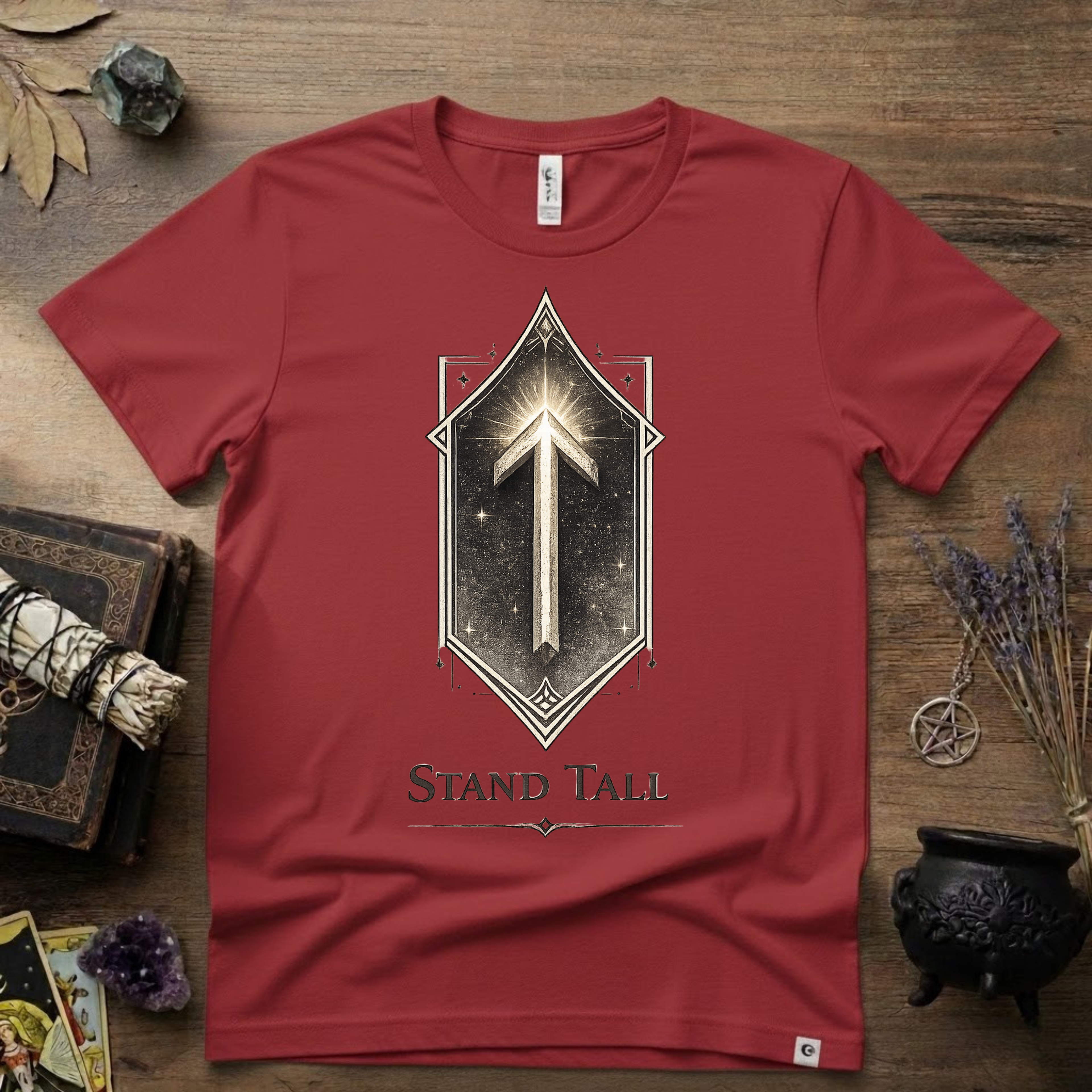 Tiwaz Rune 'Stand Tall' T-Shirt