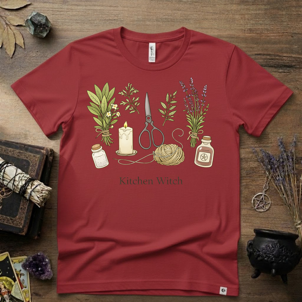 Kitchen Witch T-Shirt — Witchy Kitchen Spell Tee