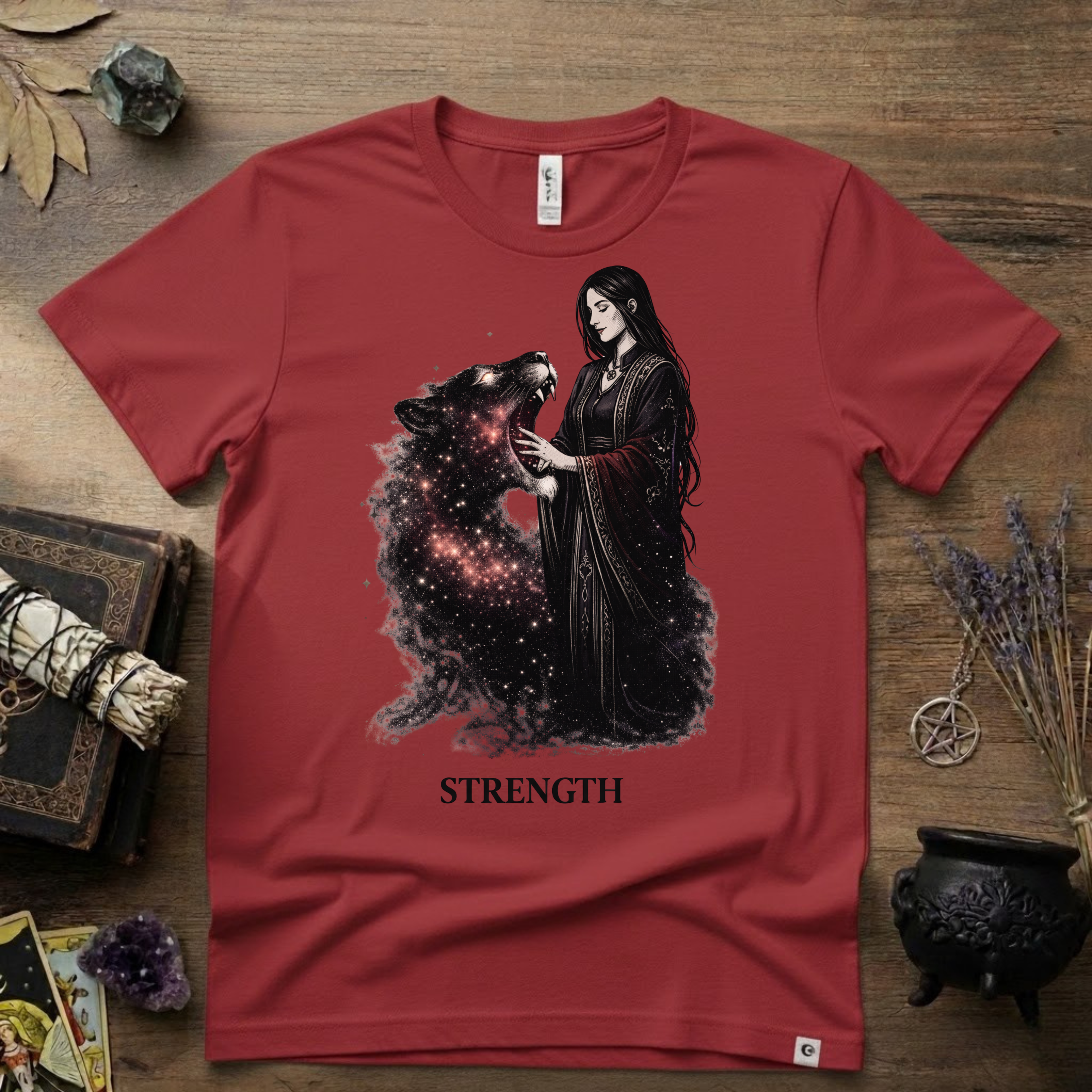 Tarot T-Shirt — Strength