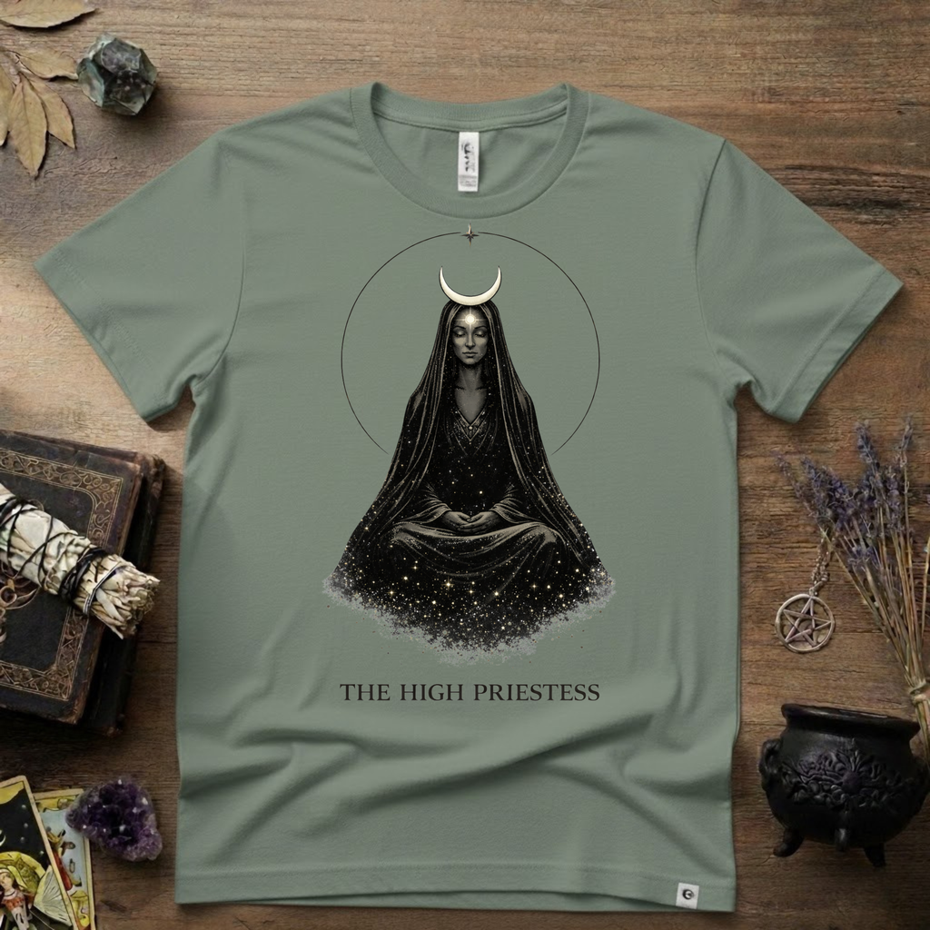 Tarot T-Shirt — The High Priestess