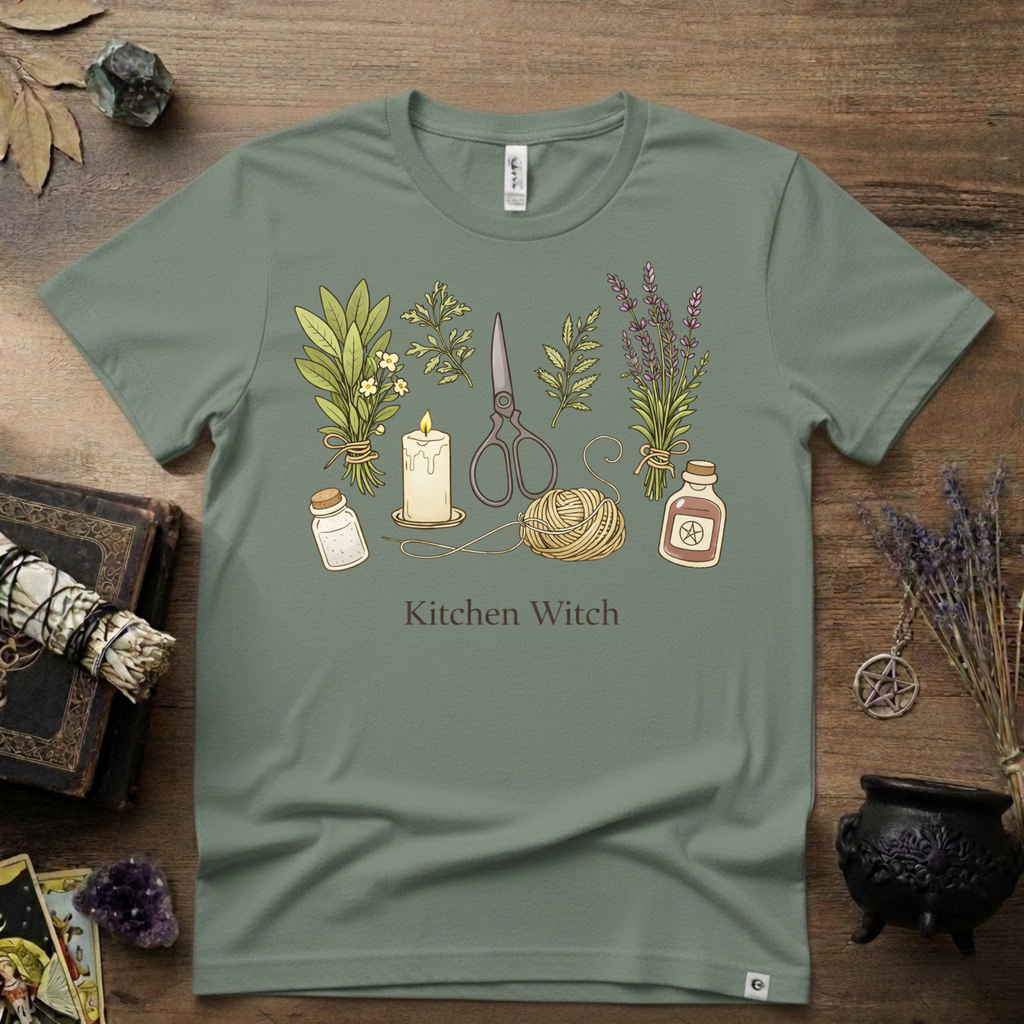 Kitchen Witch T-Shirt — Witchy Kitchen Spell Tee