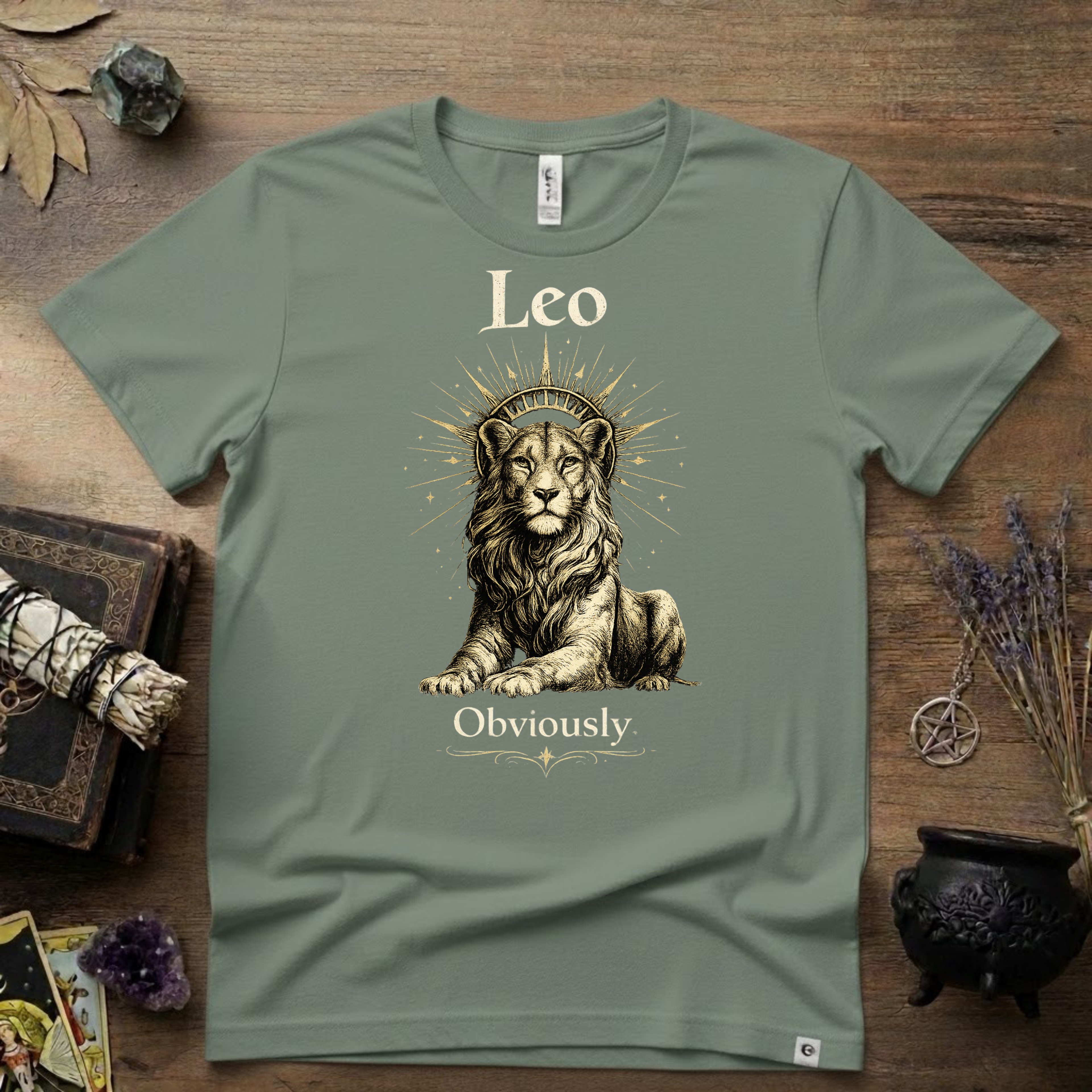 Leo Zodiac T-Shirt — Zodiac Leo "Obviously" Astrology Tee