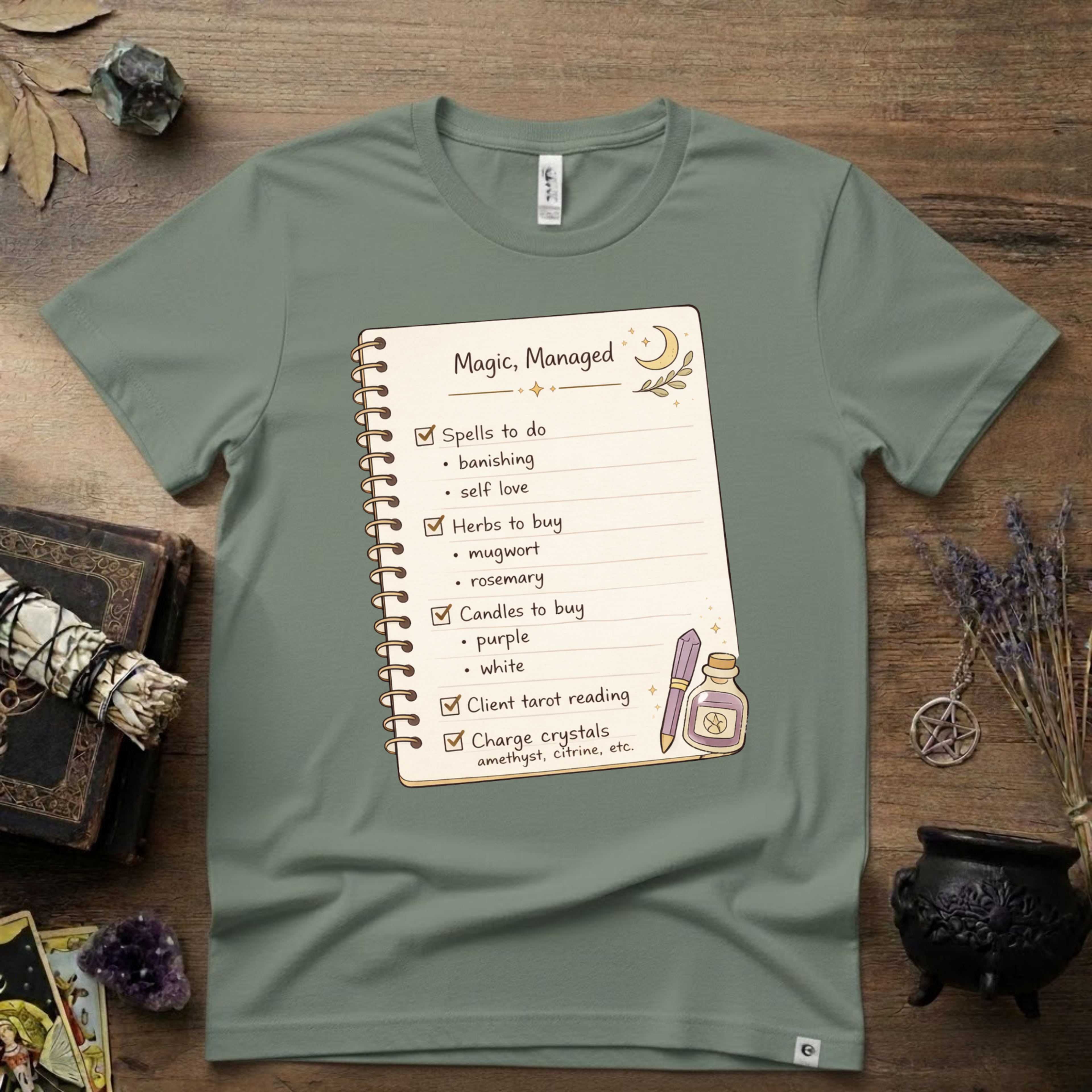 Witchy T-Shirt — "Magic Managed"
