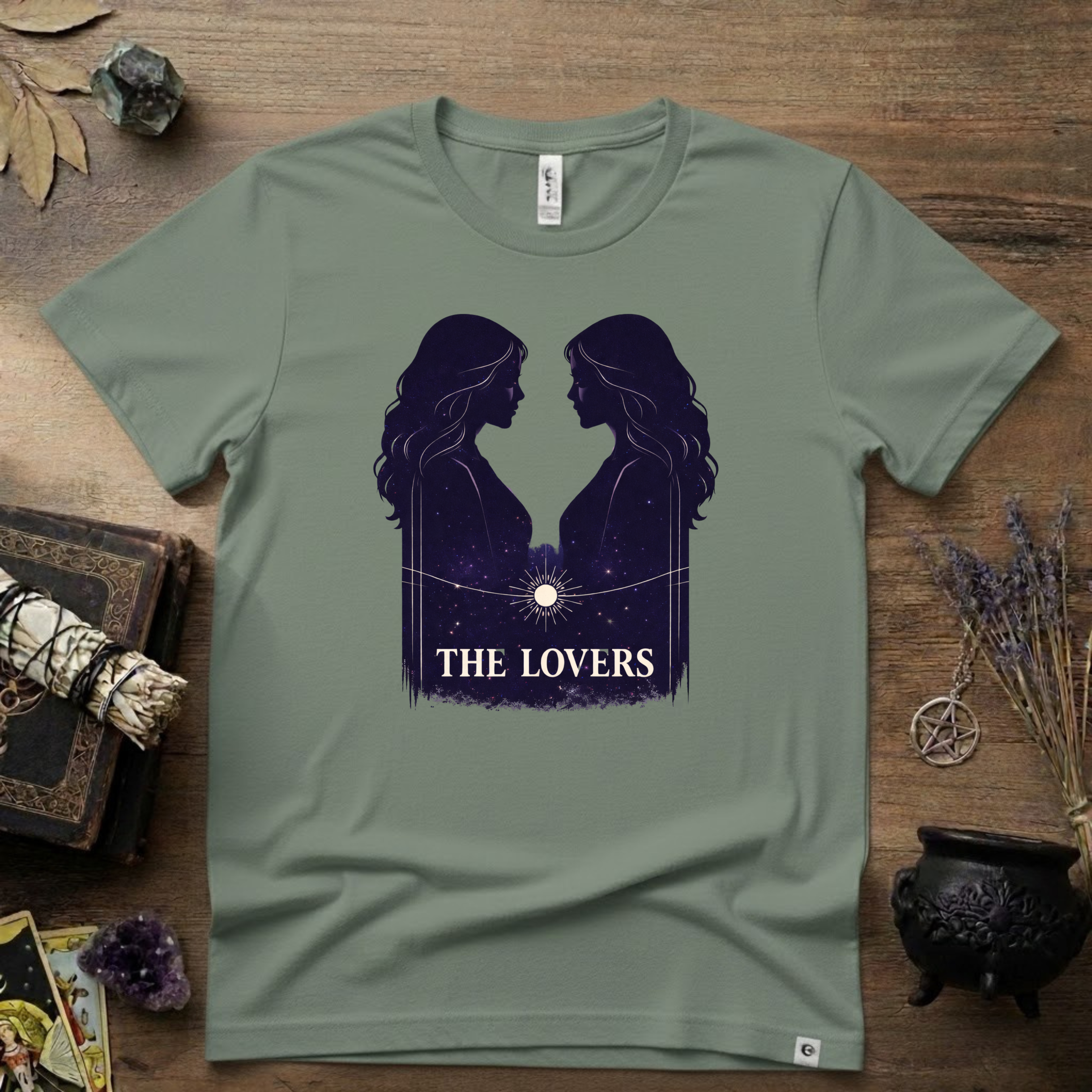 Tarot T-Shirt — The Lovers