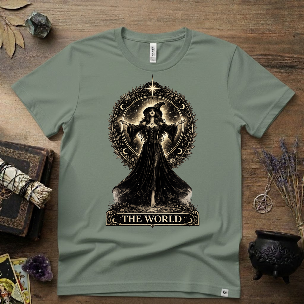 Tarot T-Shirt — The World