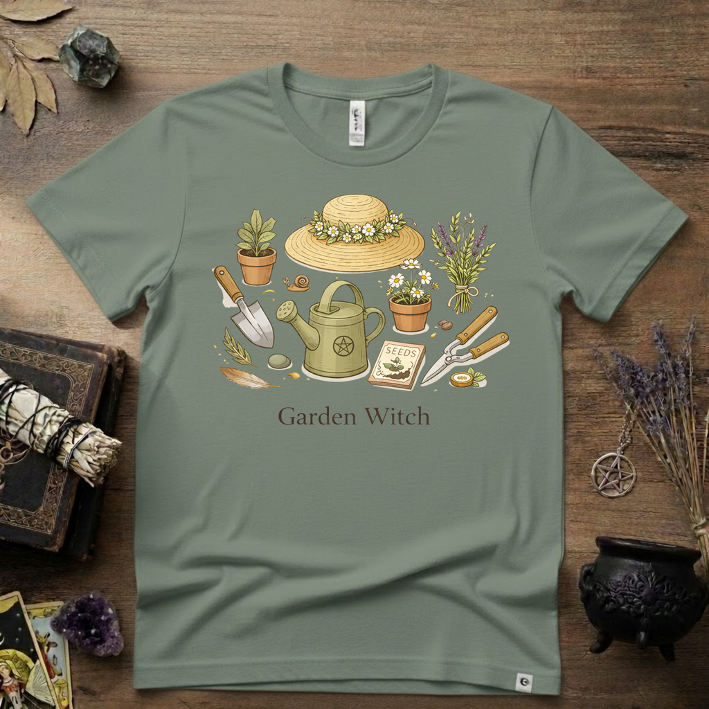 Garden Witch T-Shirt — Witchy Plant Magic Tee