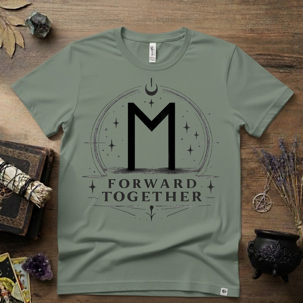 Ehwaz Rune T-Shirt — "Forward Together"