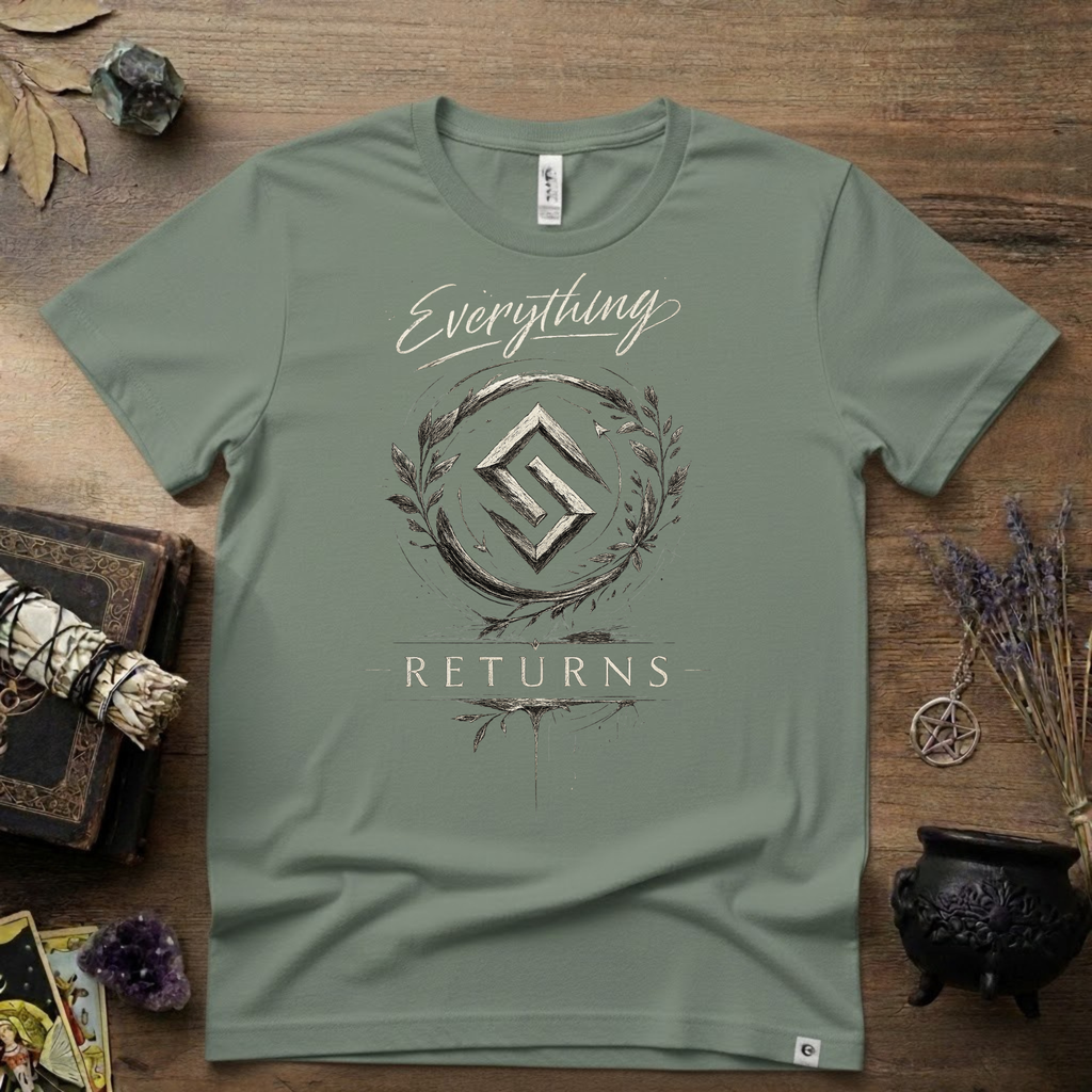 Jera Rune "Everything Returns" T-Shirt