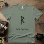 Raidho Rune 'On My Own Path' T-Shirt