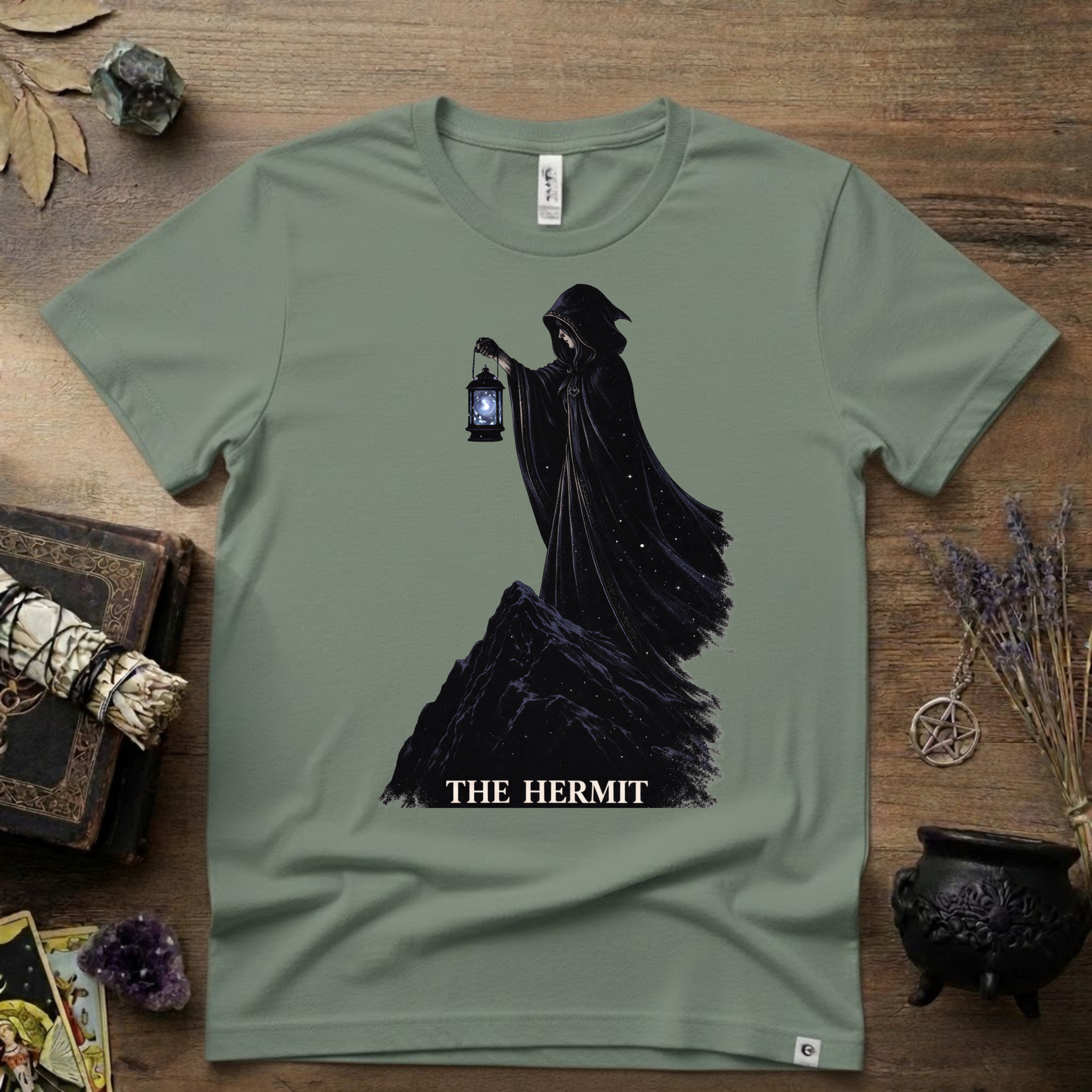 Tarot T-Shirt — The Hermit