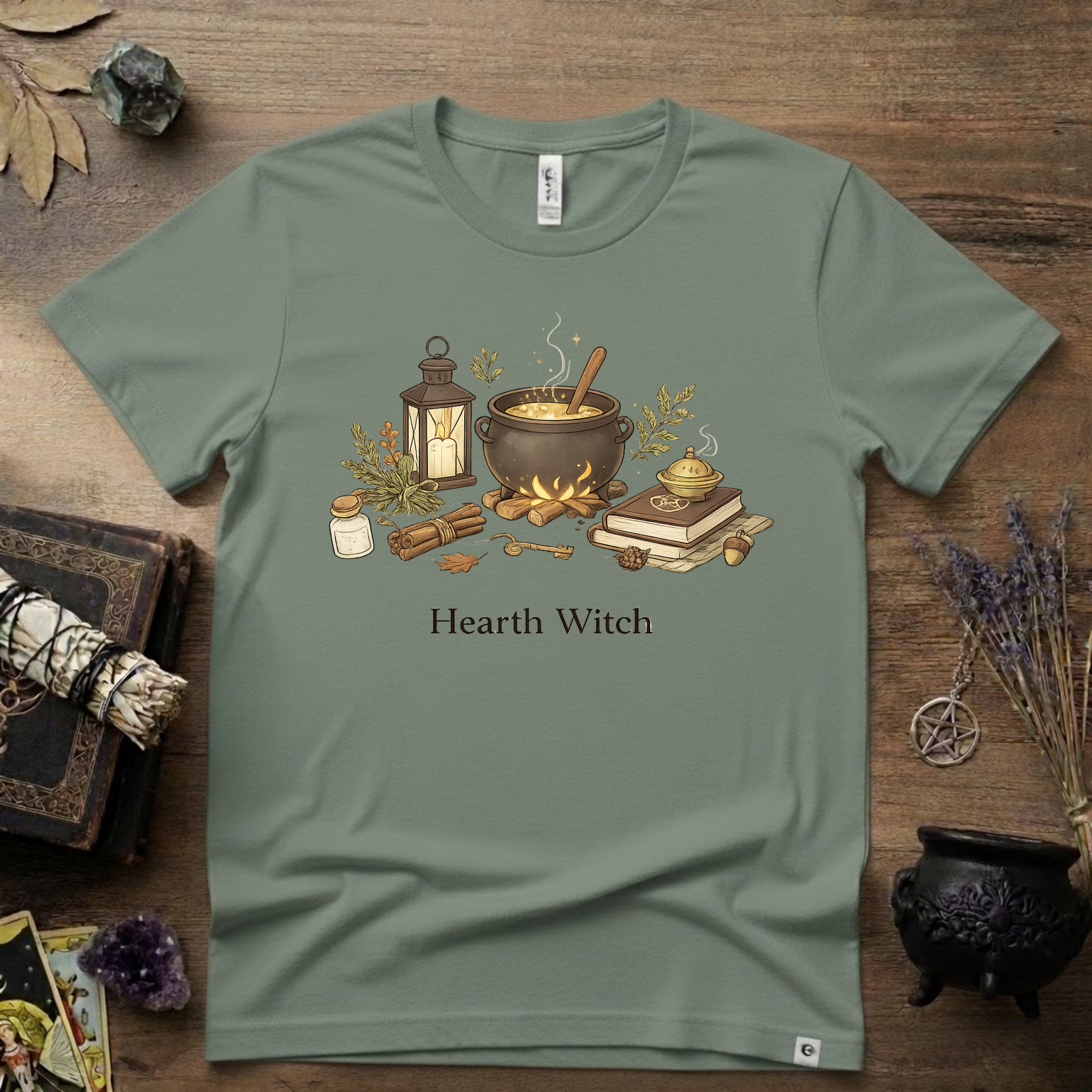Hearth Witch T-Shirt — Witchy Magic Tee