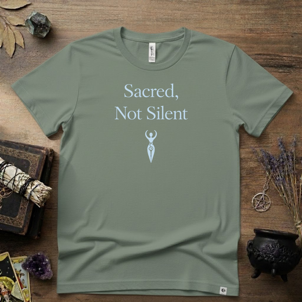 Witchy T-Shirt — "Sacred Not Silent"