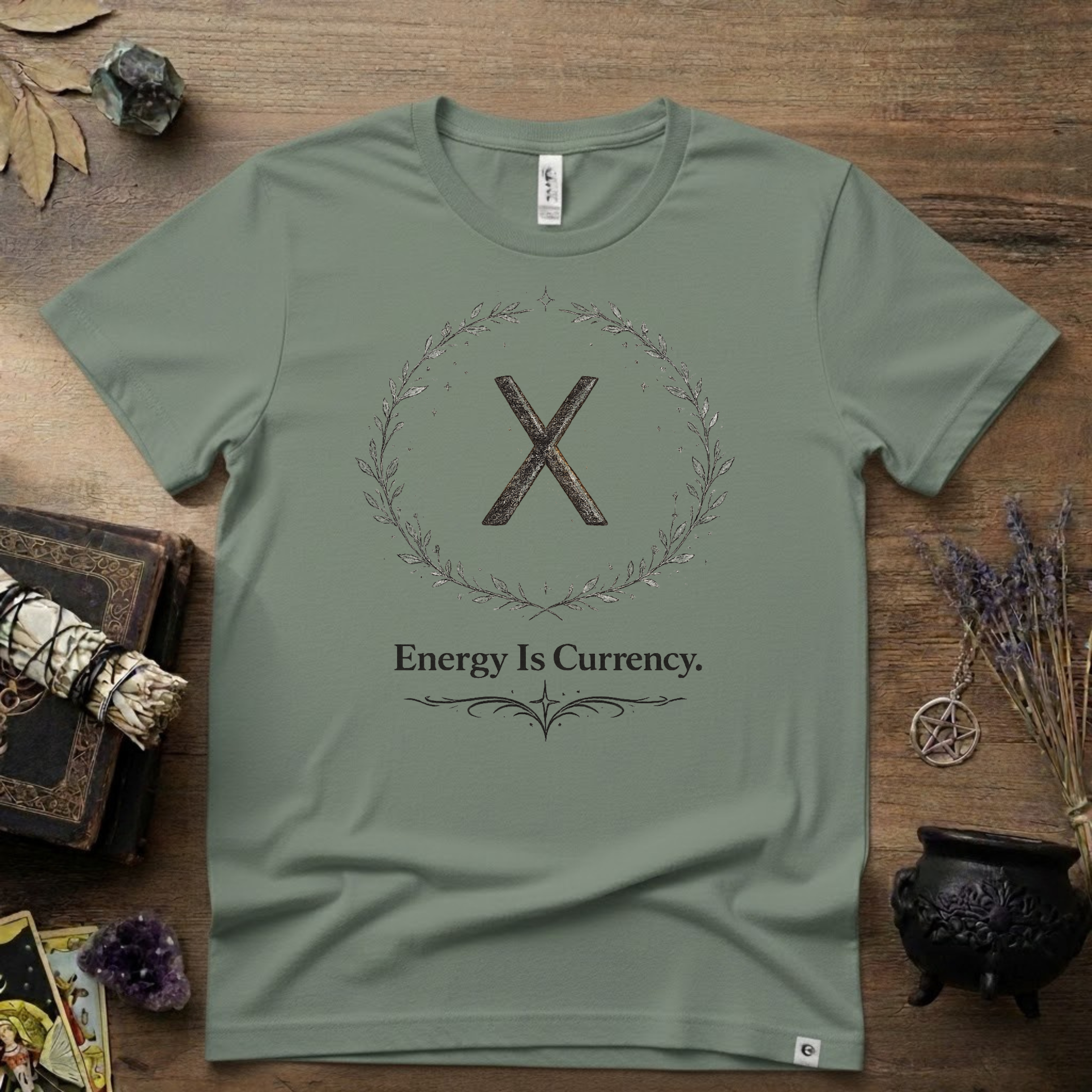 Energy Is Currency Gebo Rune T-Shirt