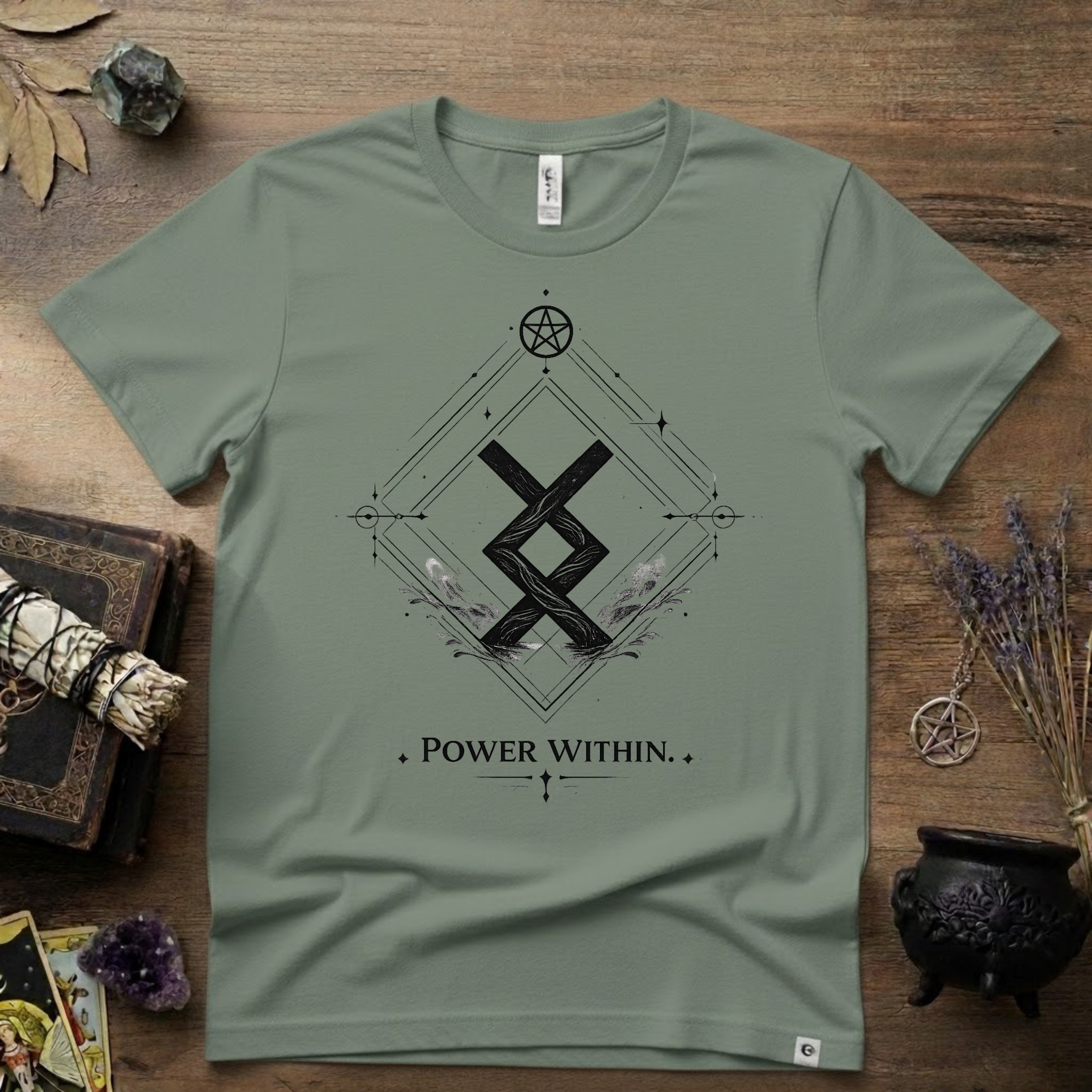 Ingwaz Rune 'Power Within' T‑Shirt