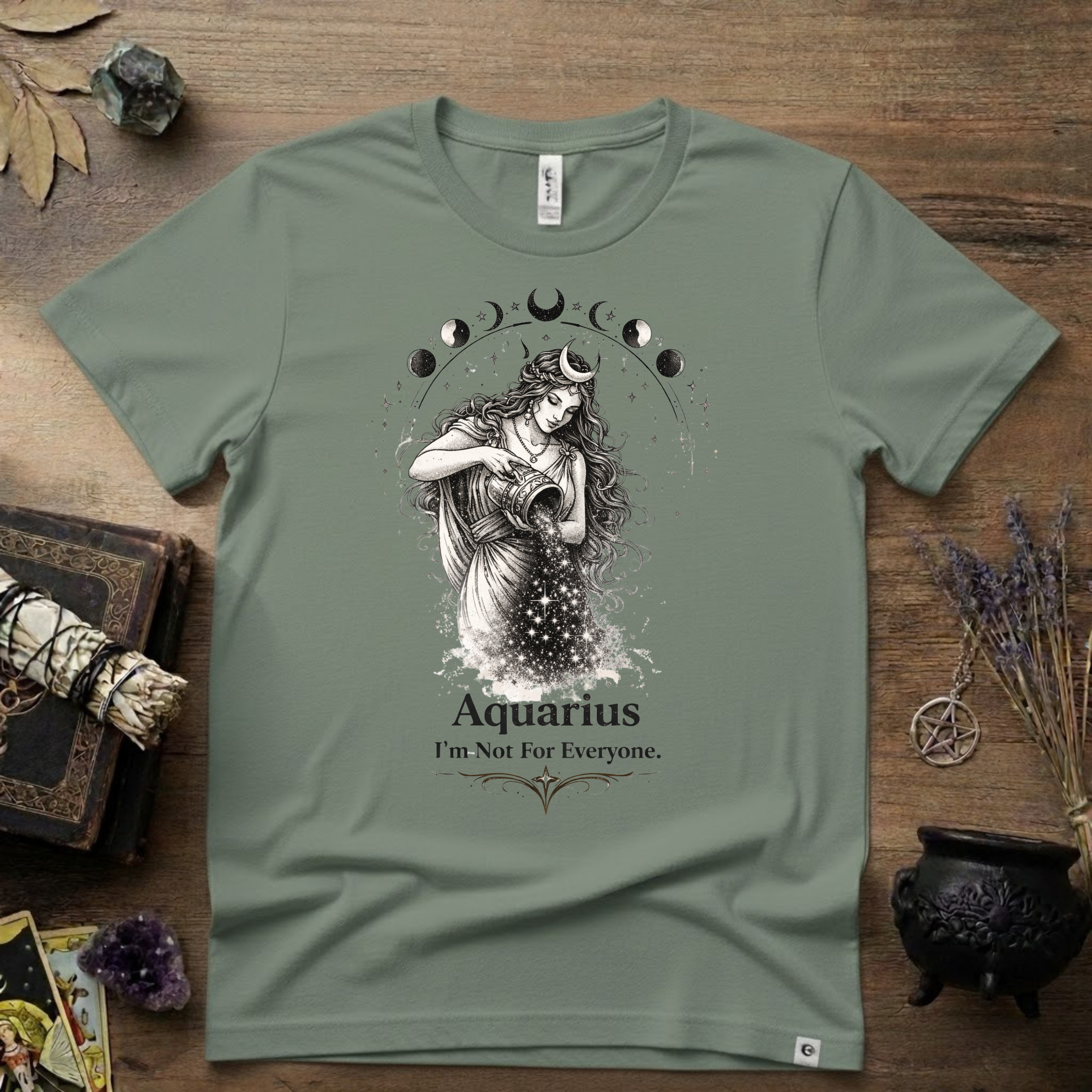 Aquarius 'I'm Not For Everyone' T-Shirt — Zodiac Horoscope Tee