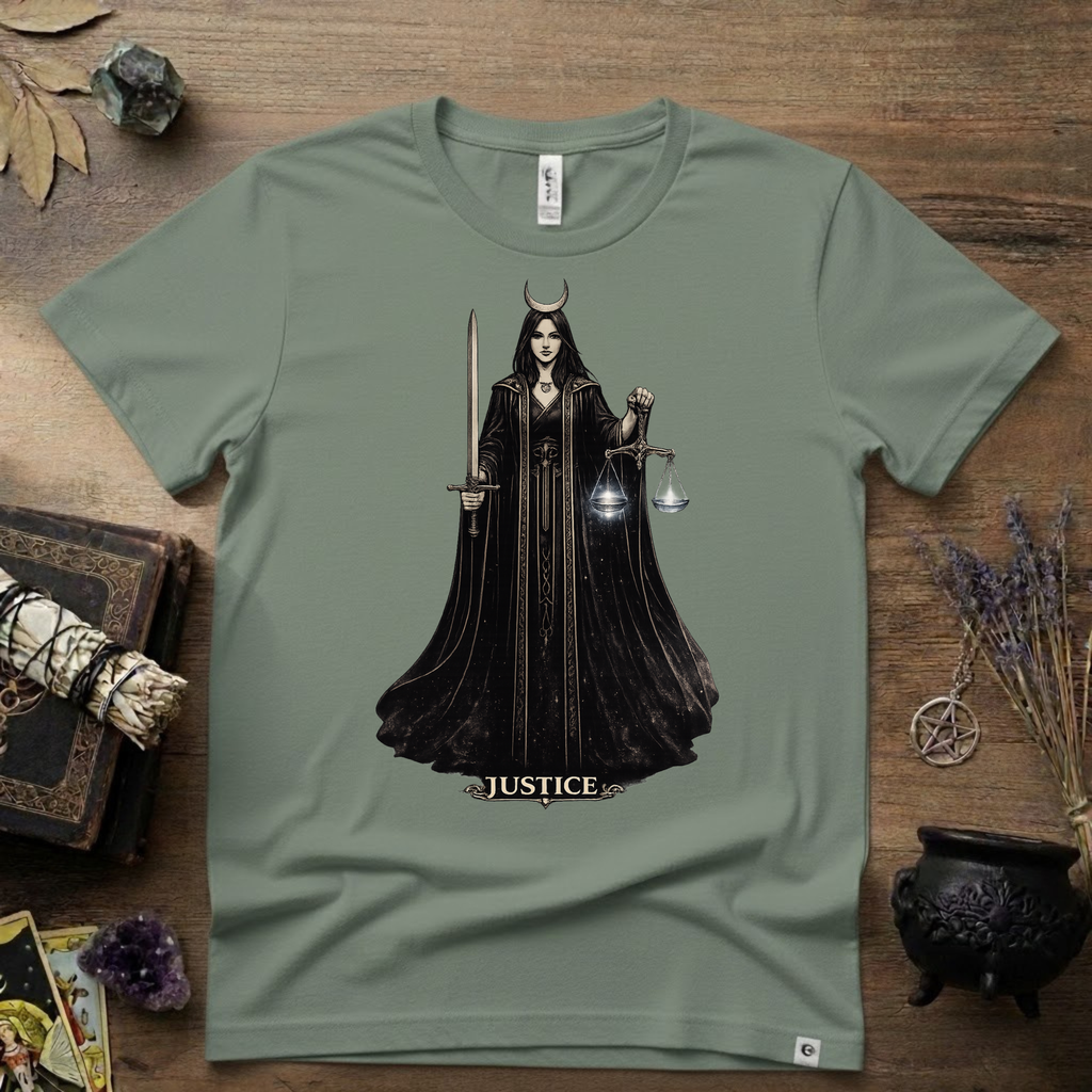 Tarot T-Shirt — Justice