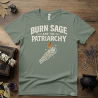 Burn Sage and the Patriarchy Witchy T-Shirt | Witchcraft, Feminist
