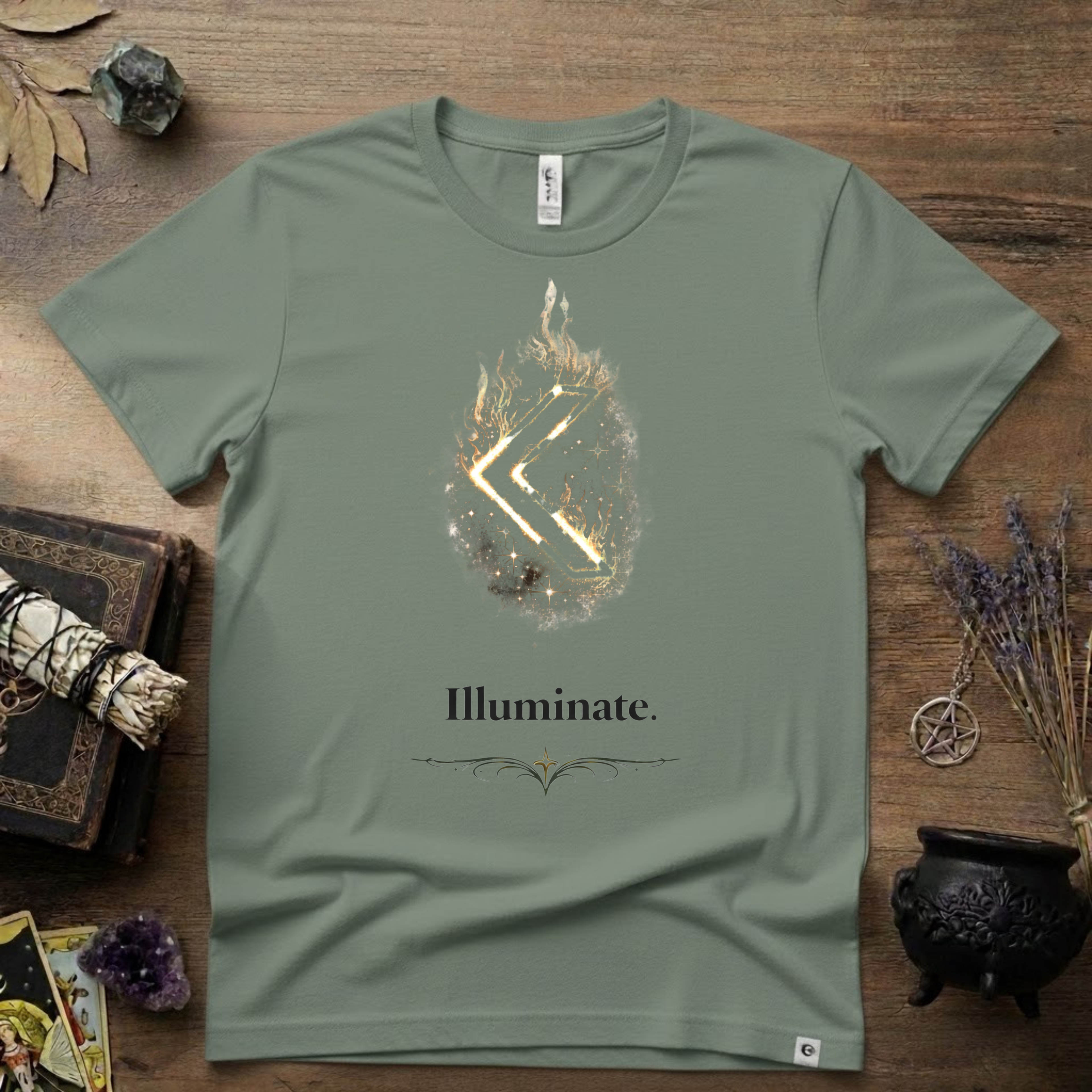 Kenaz Rune 'Illuminate' T-Shirt