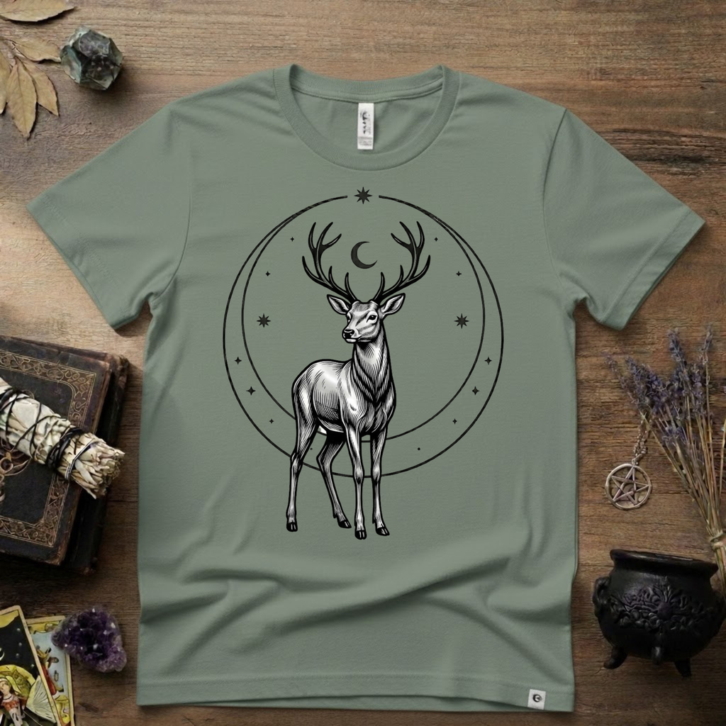 Stag Totem T-Shirt — Majestic Deer Graphic Tee