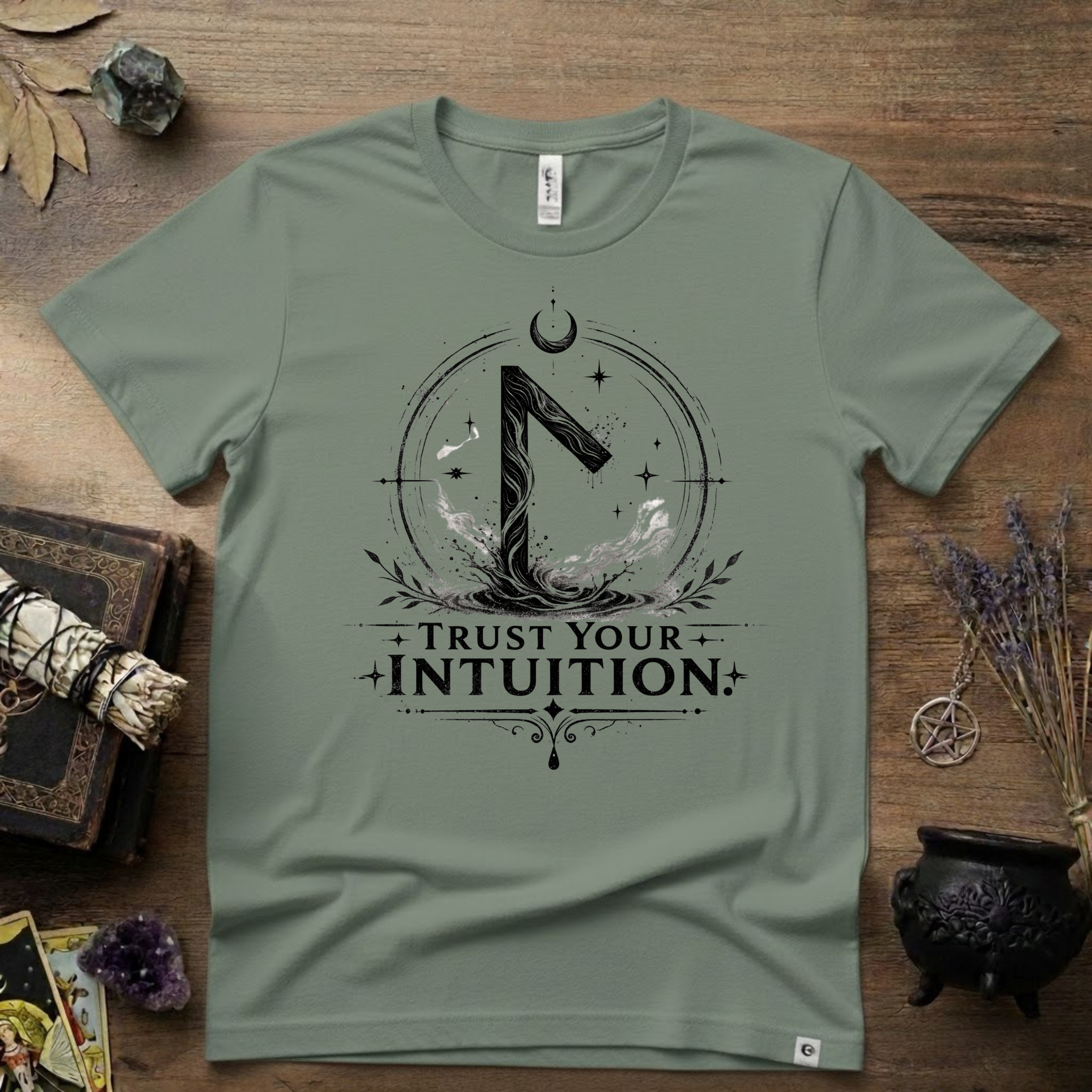 Laguz Rune "Trust Your Intuition" T-Shirt