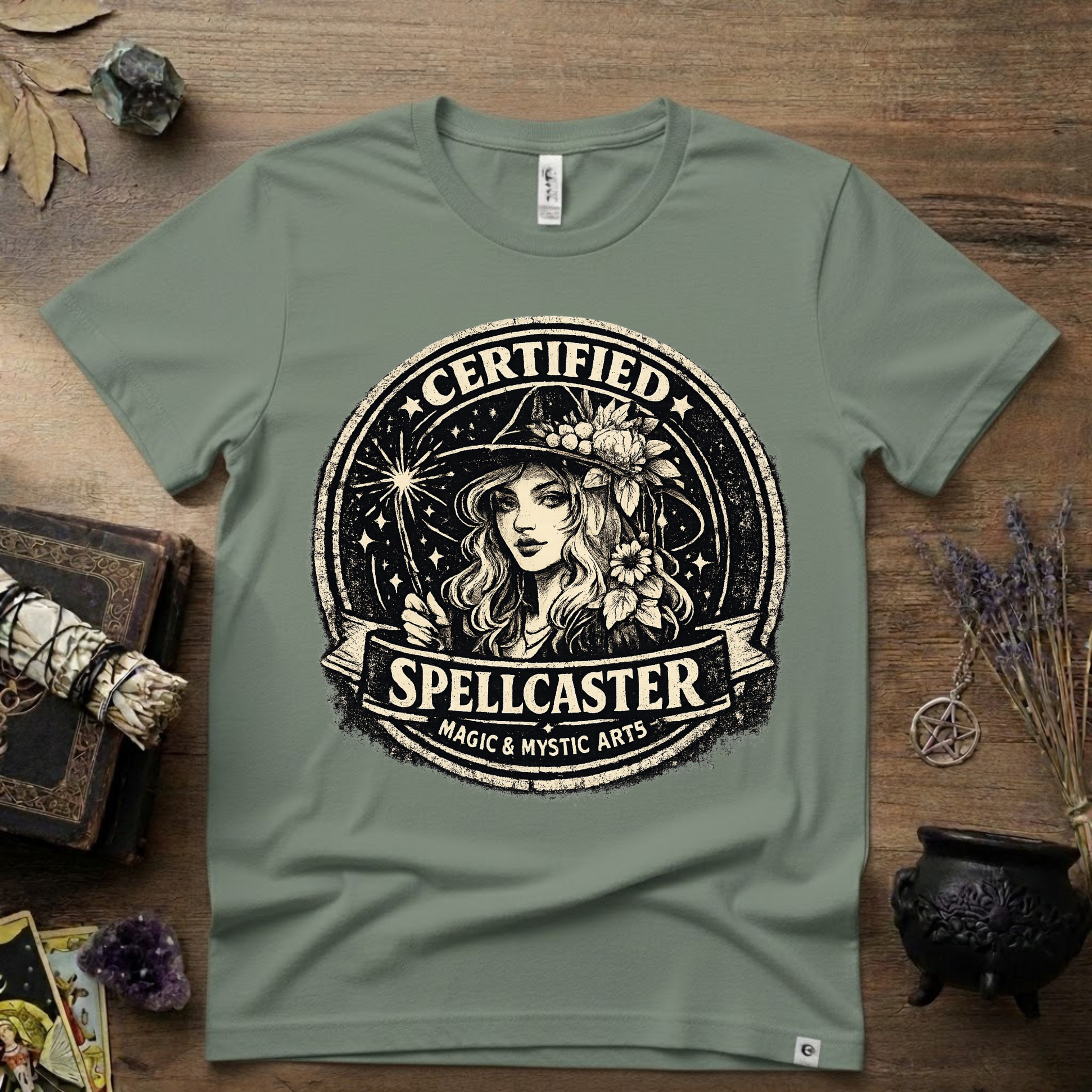 Certified Spell Caster witchy T-Shirt | Witchcraft, Occult, Magical