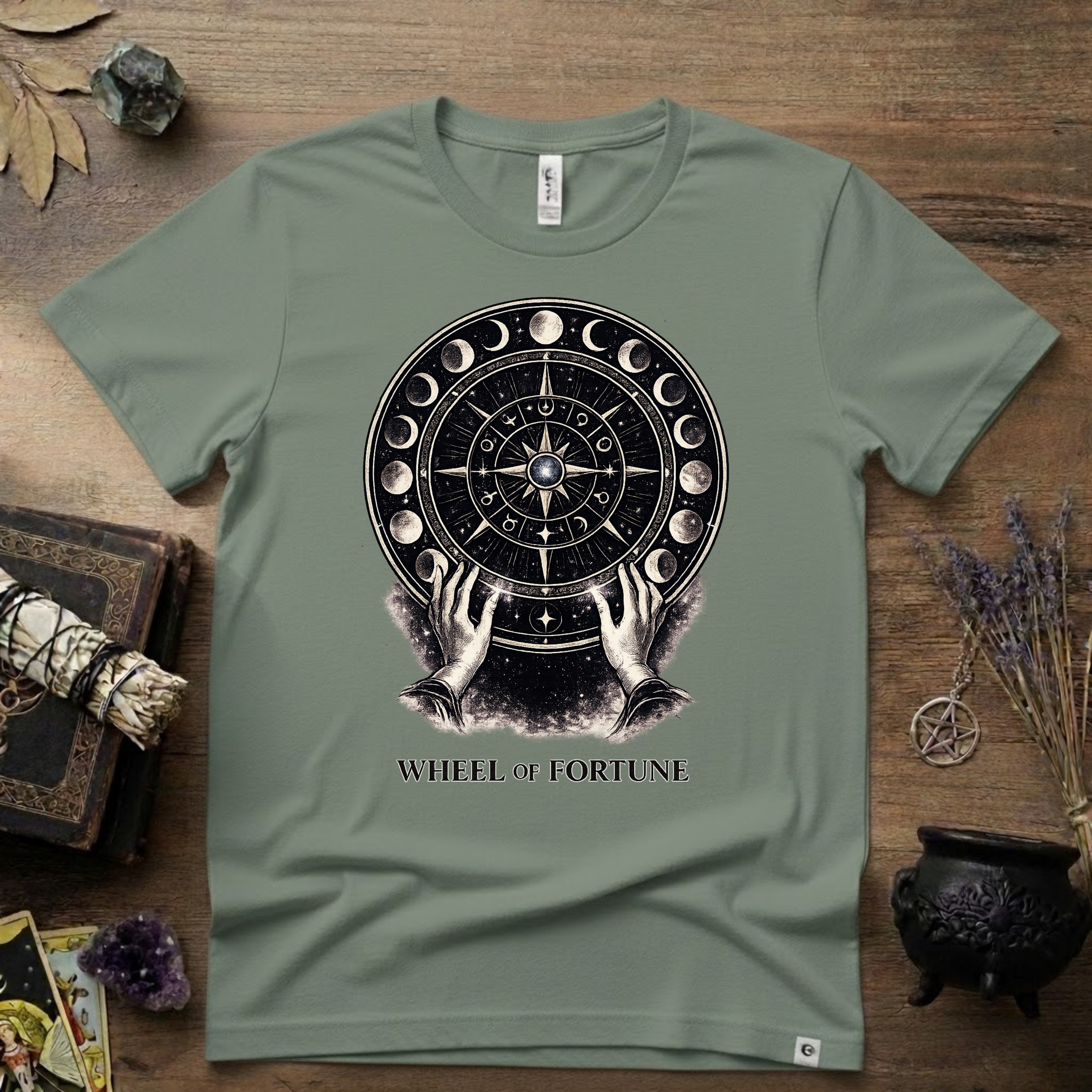 Tarot T-Shirt — The Wheel of Fortune