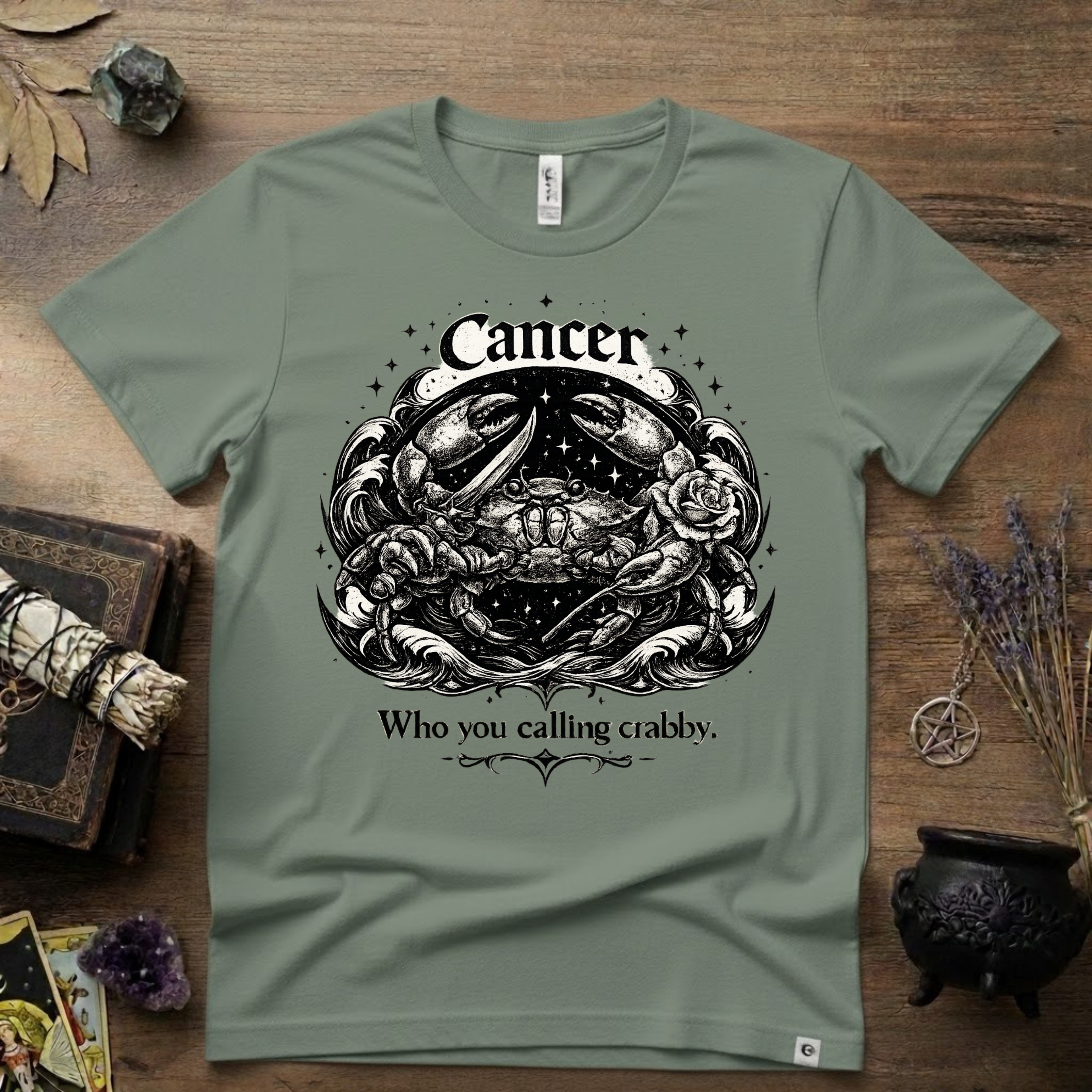 Cancer Zodiac 'Who You Callin' Crabby' T-Shirt