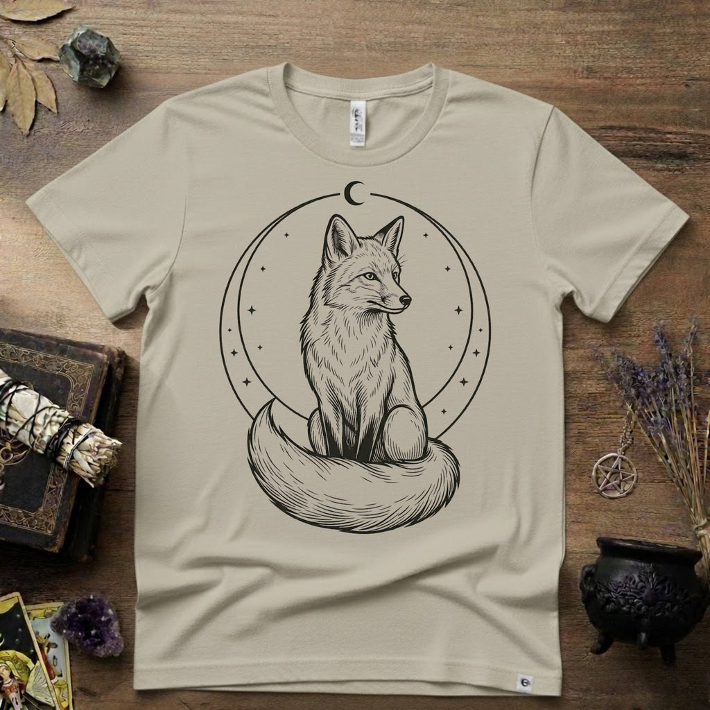 Fox Totem T-Shirt — Mystical Woodland Fox Graphic Tee