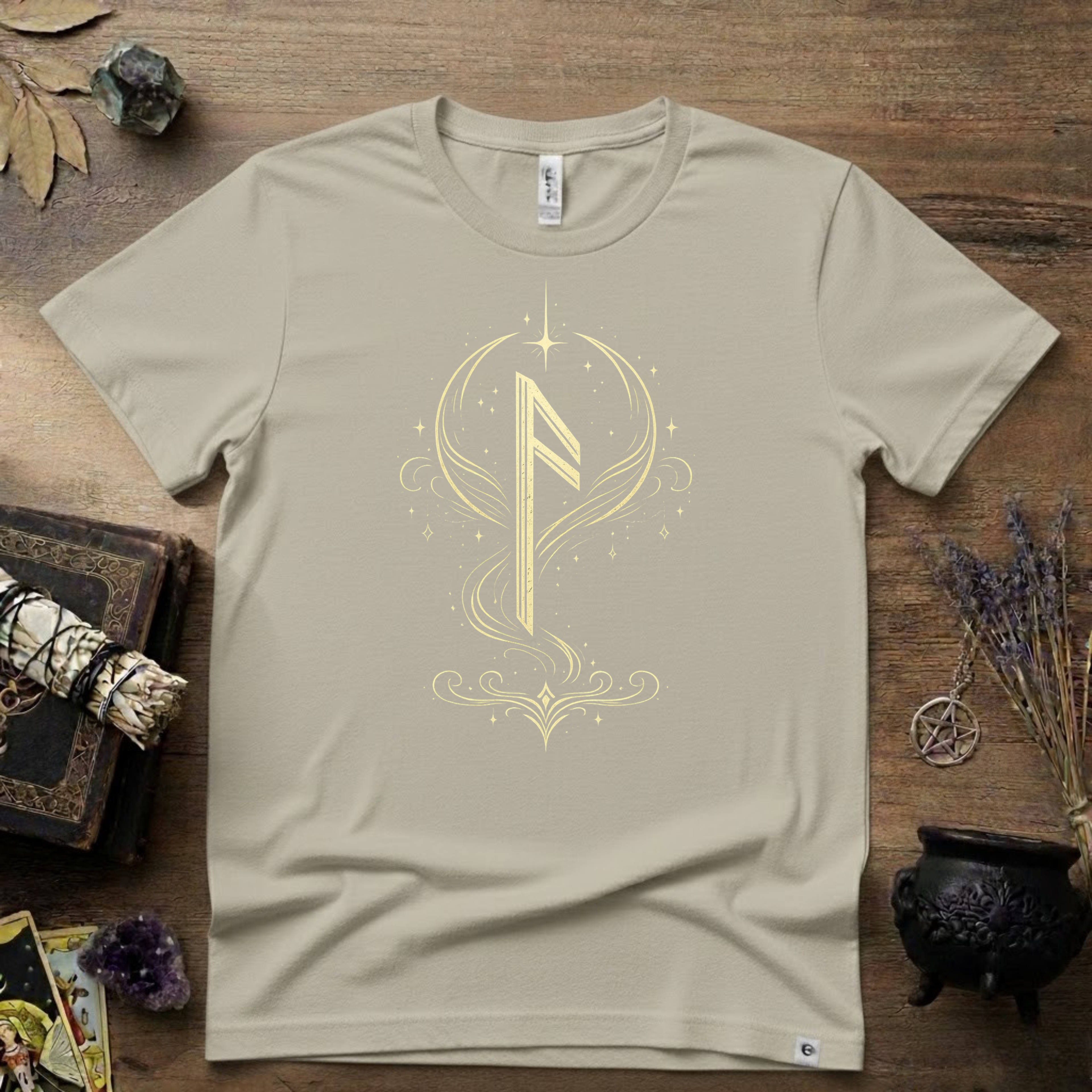 Ansuz Rune T-Shirt — Norse Rune Symbol Tee