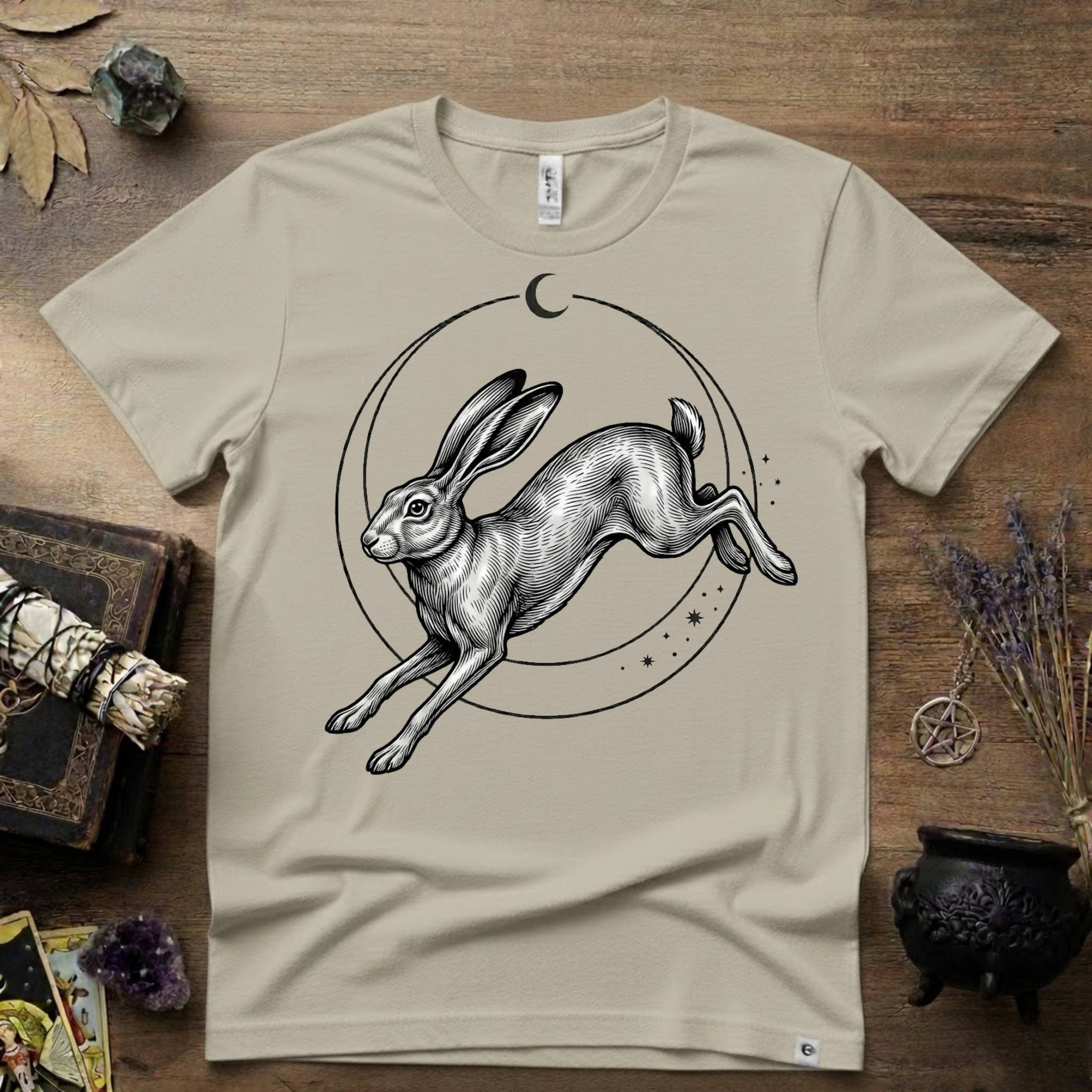 Rabbit Totem T-Shirt — Spiritual Animal Rabbit Tee for Nature Lovers
