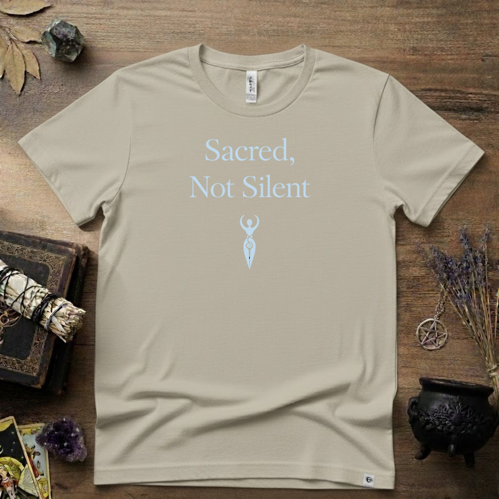 Witchy T-Shirt — "Sacred Not Silent"