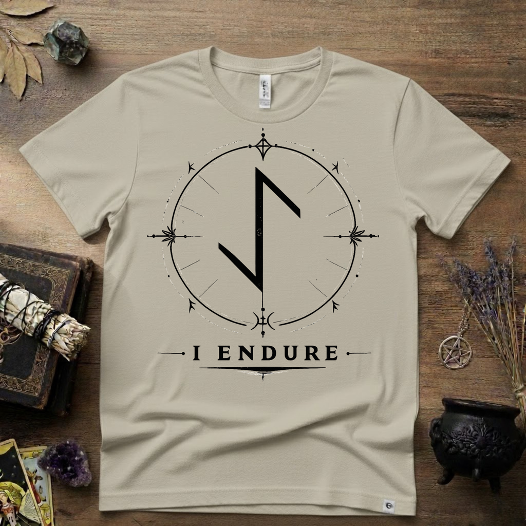 Eihwaz Rune 'I Endure' T-Shirt