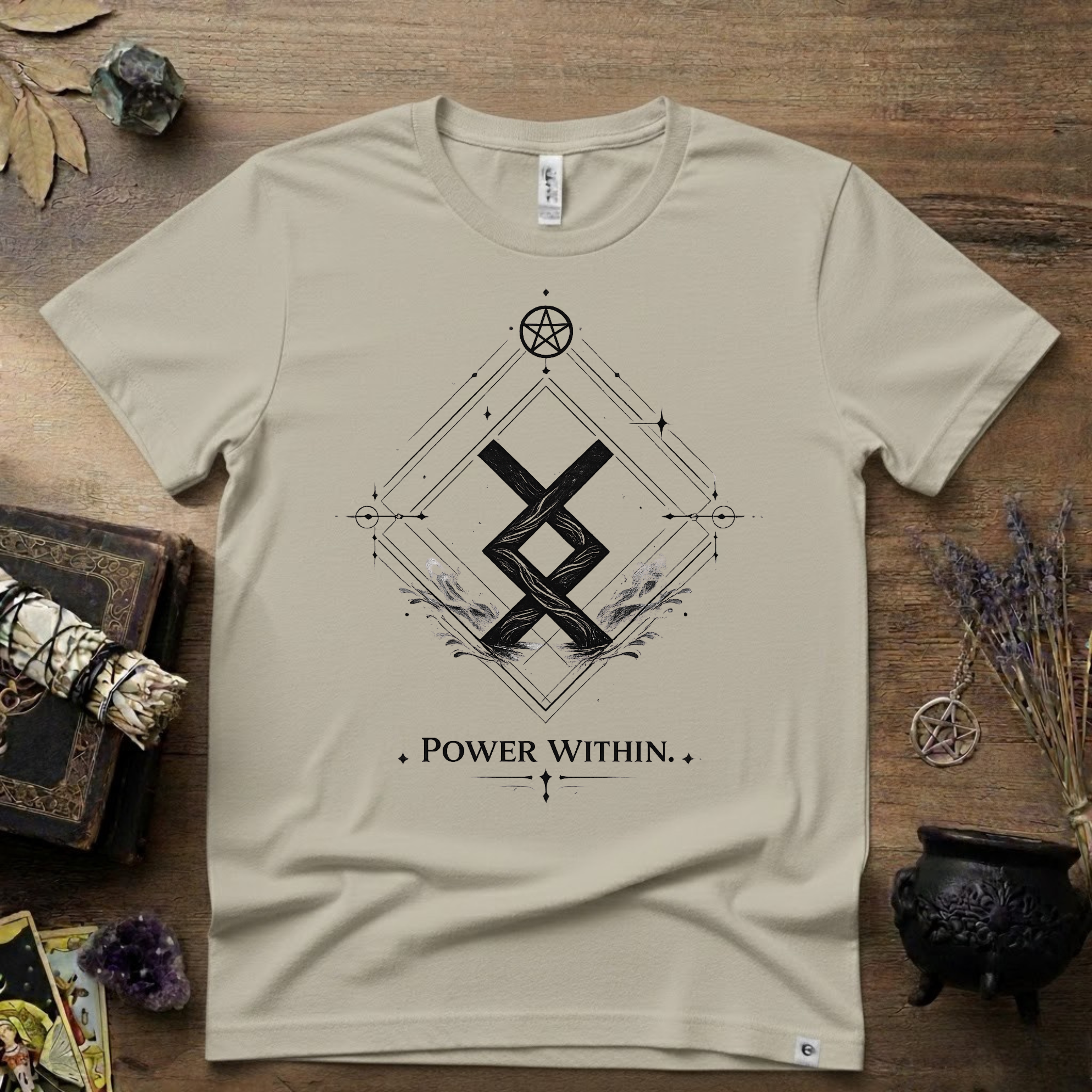 Ingwaz Rune 'Power Within' T‑Shirt